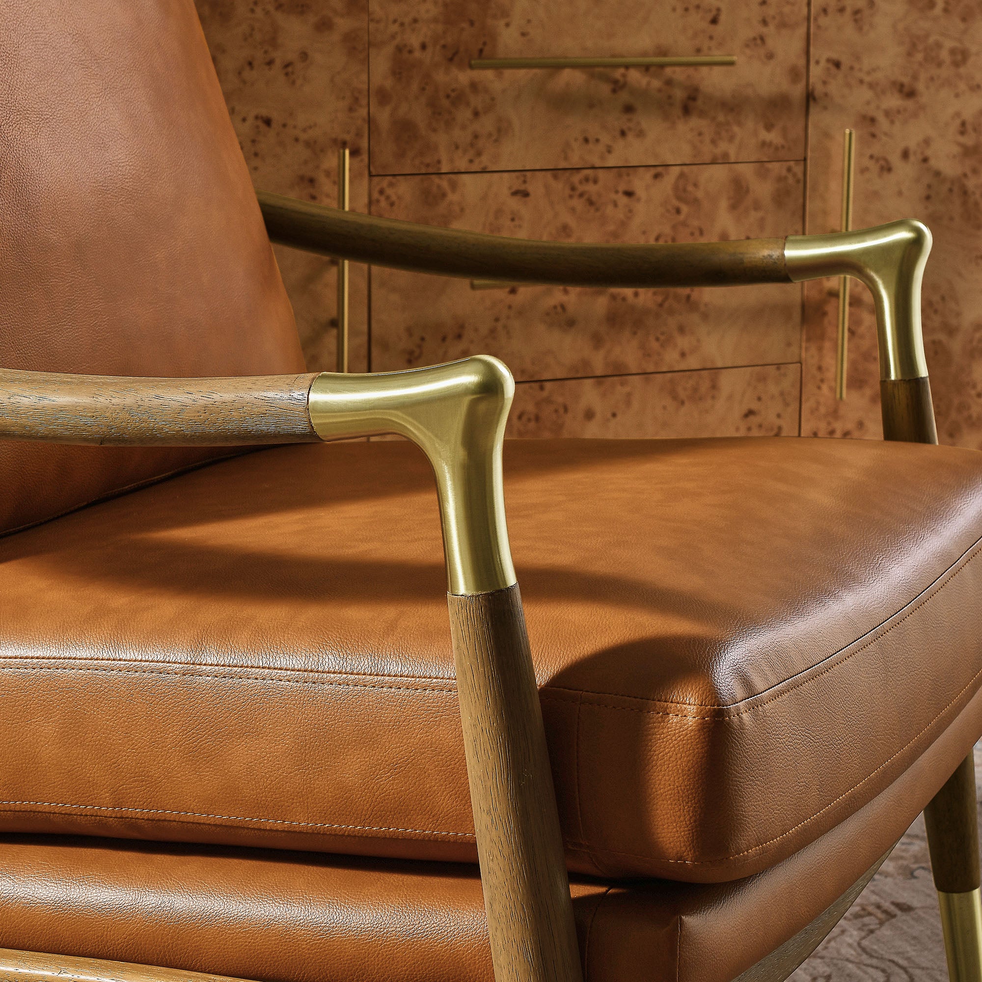 Langford Vegan Leather Accent Armchair by Modway - Image 8