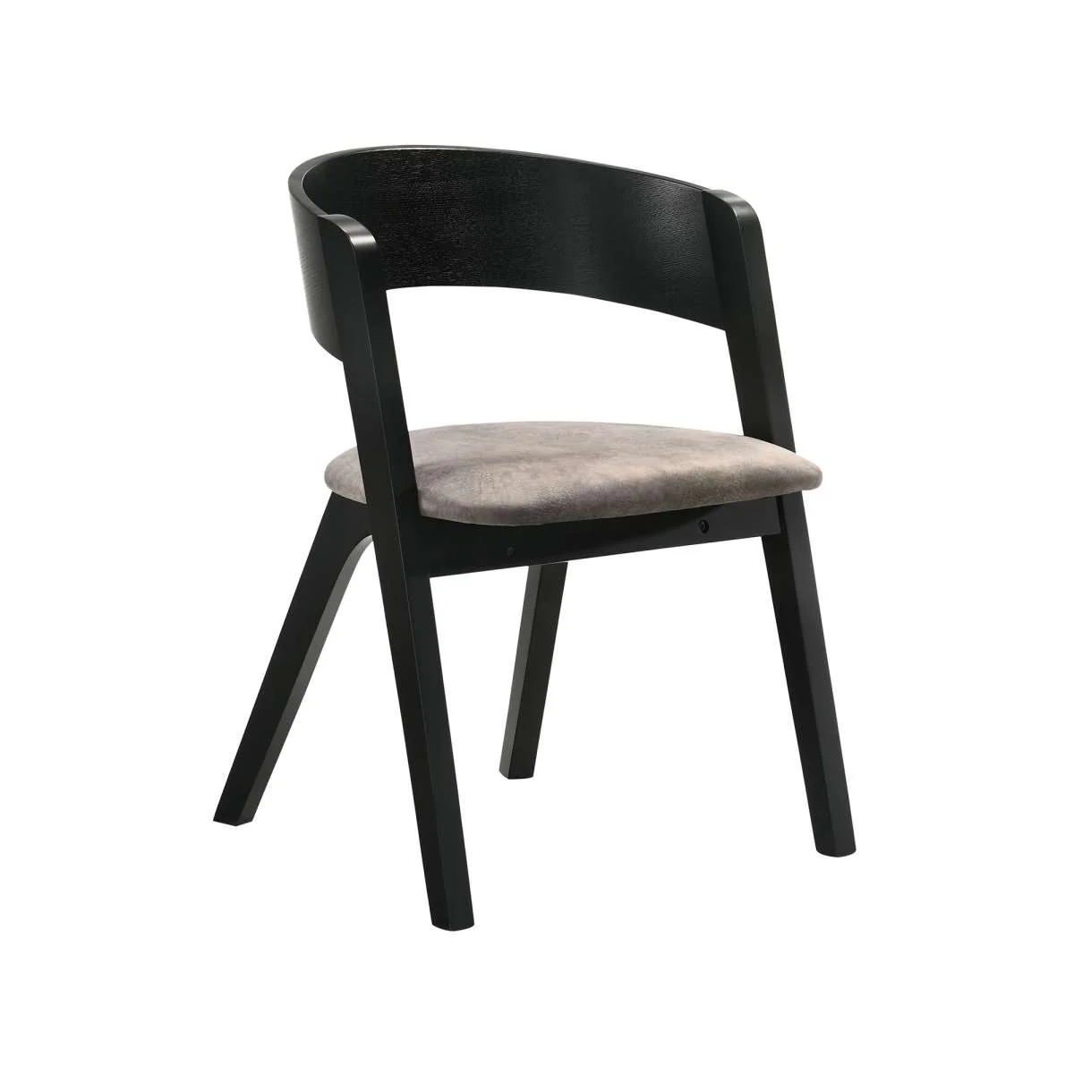Laredo and Jackie 5 Piece Black Rectangular Dining Set By Armen Living - Image 3