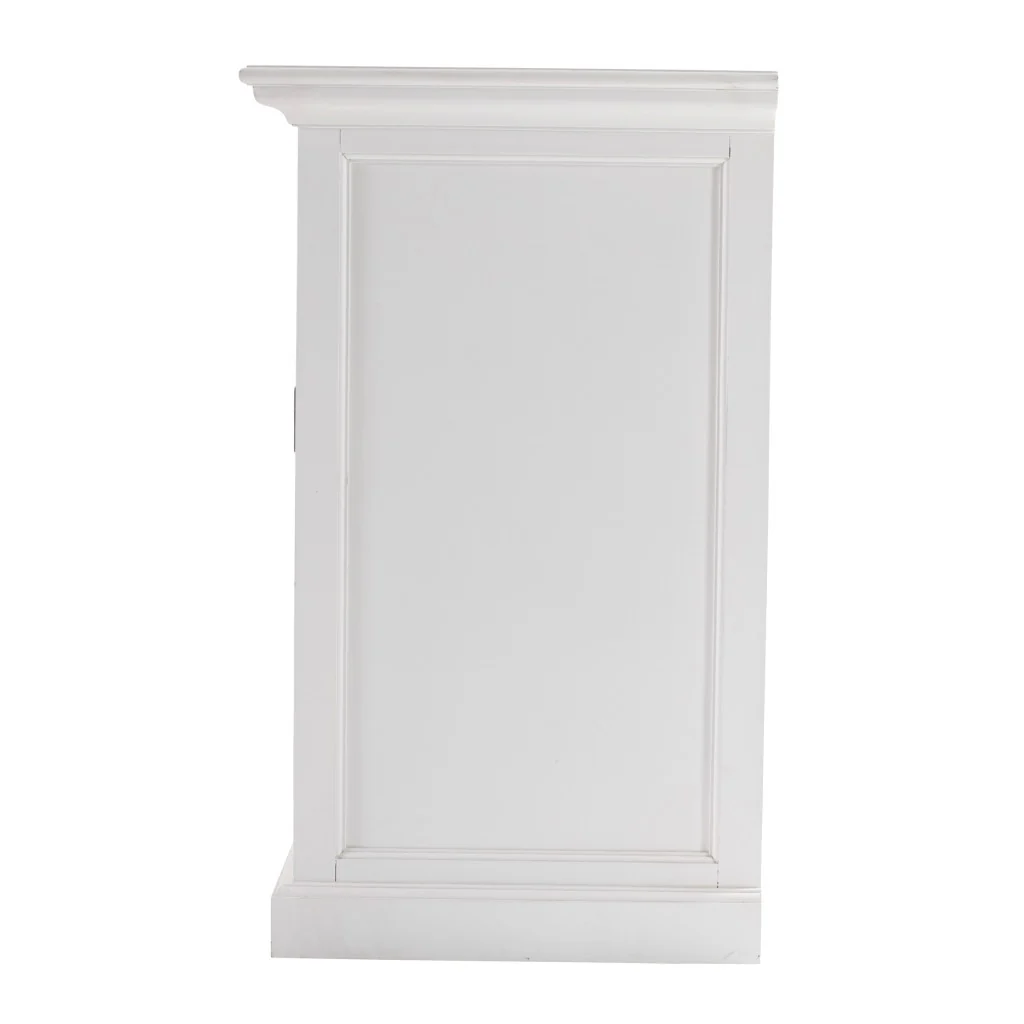 Large Modern Farmhouse White Cabinet By Homeroots - Image 5