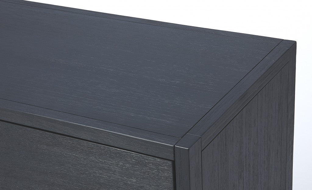 Lark Navy Blue 3 Drawer Chest By Homeroots - Image 4