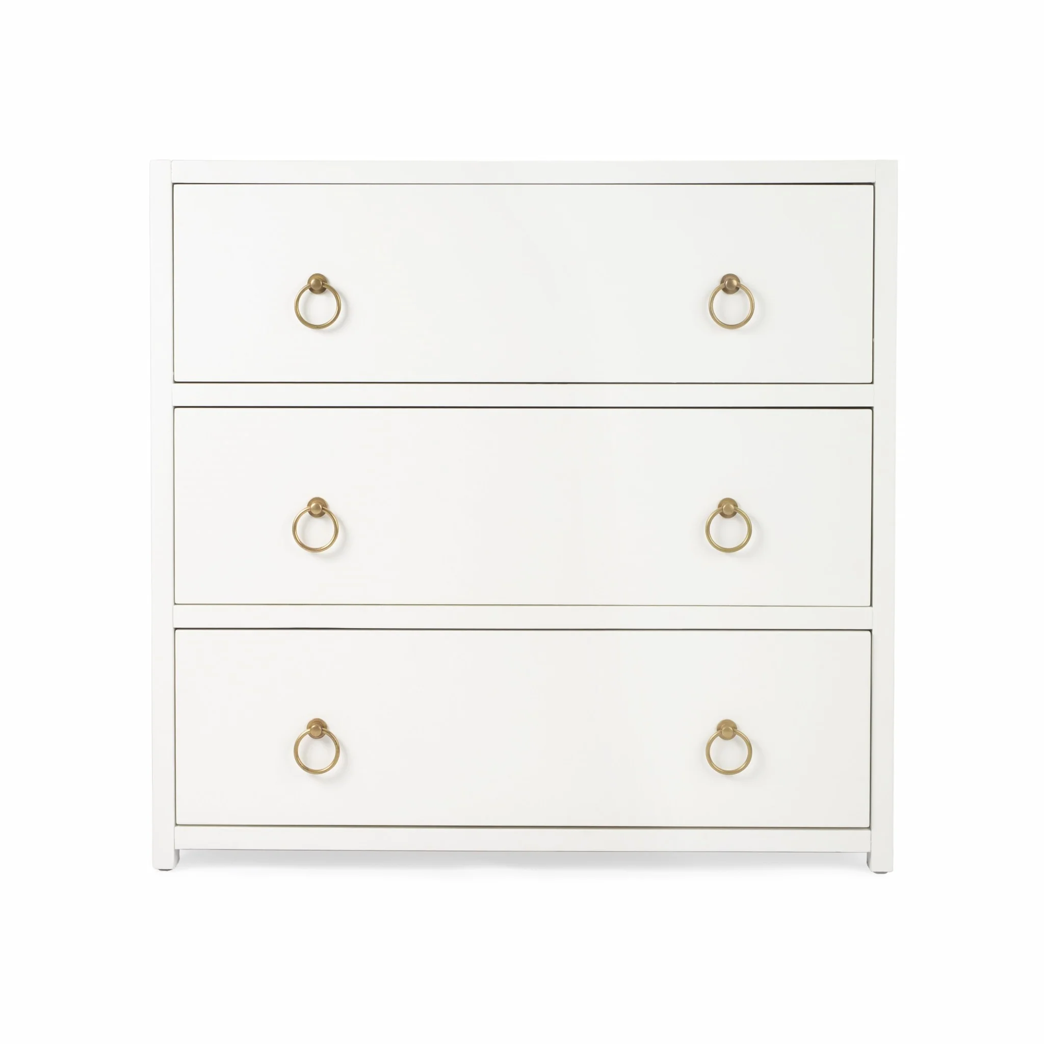 Lark Navy Blue 3 Drawer Chest By Homeroots - Image 5