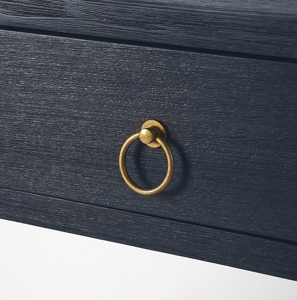 Lark Navy Blue Bookshelf By Homeroots - Image 4