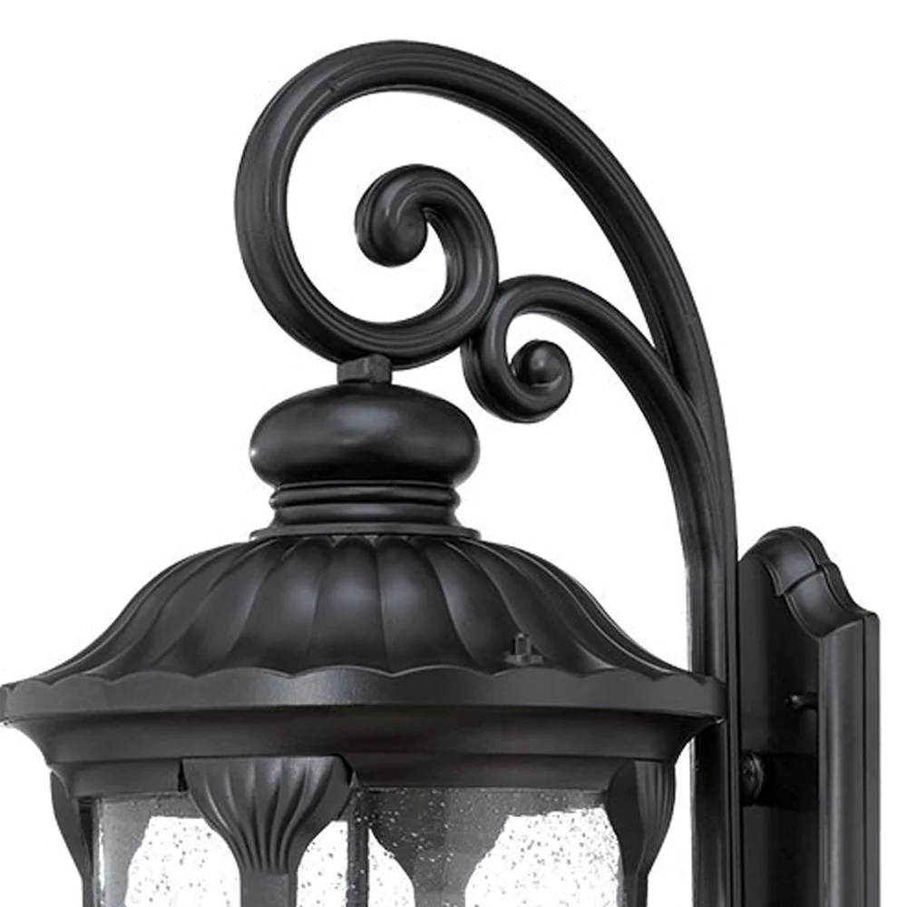 Laurens 3-Light Matte Black Wall Light By Homeroots - 398357 - Image 3