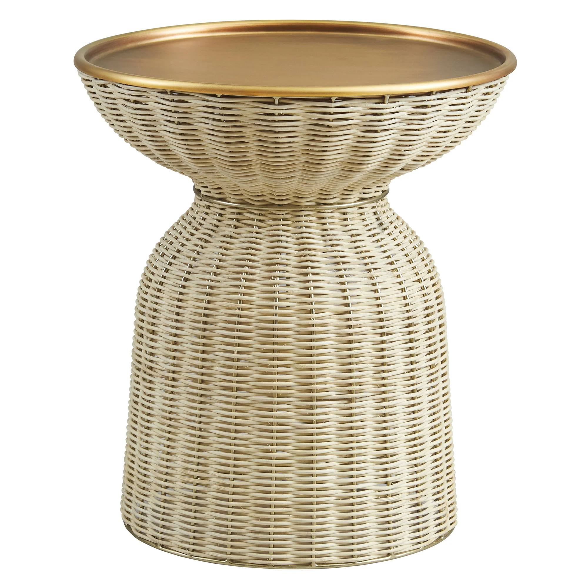 Lazaro Round Rattan Side Table by Modway - Image 2