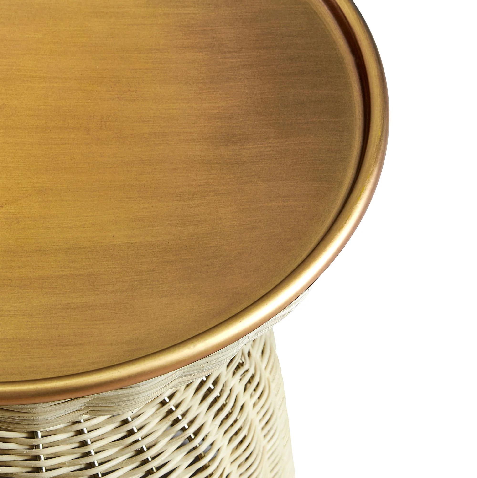 Lazaro Round Rattan Side Table by Modway - Image 4
