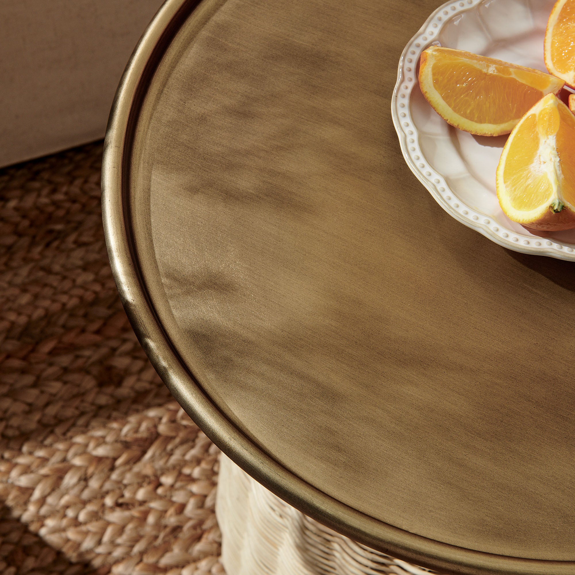 Lazaro Round Rattan Side Table by Modway - Image 6