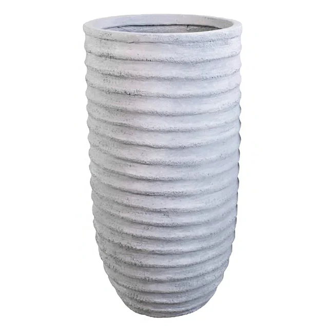 LC Dolma Tall Antique White Small By Gold Leaf Design Group - Image 2