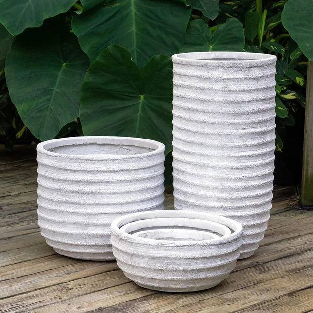 LC Dolma Tall Antique White Small By Gold Leaf Design Group - Image 3