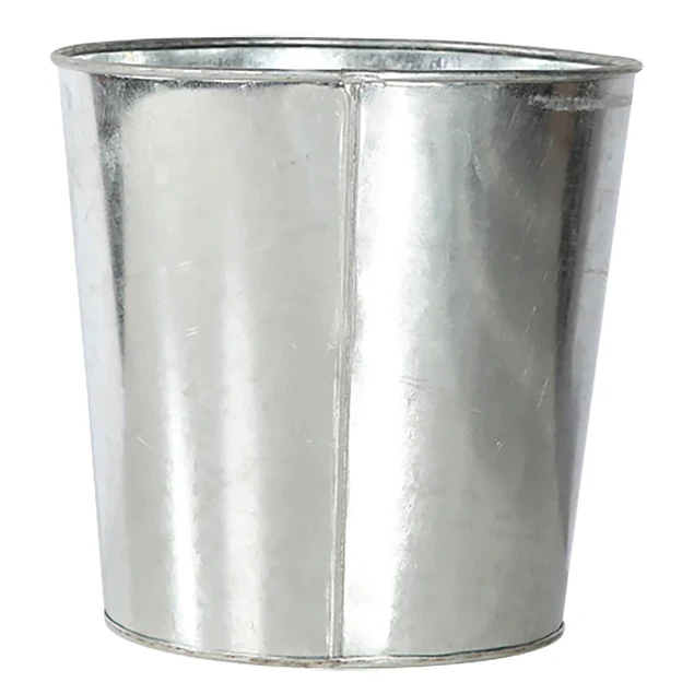 LC Metal Galvanized Pot 10.5"H By Gold Leaf Design Group - Image 2