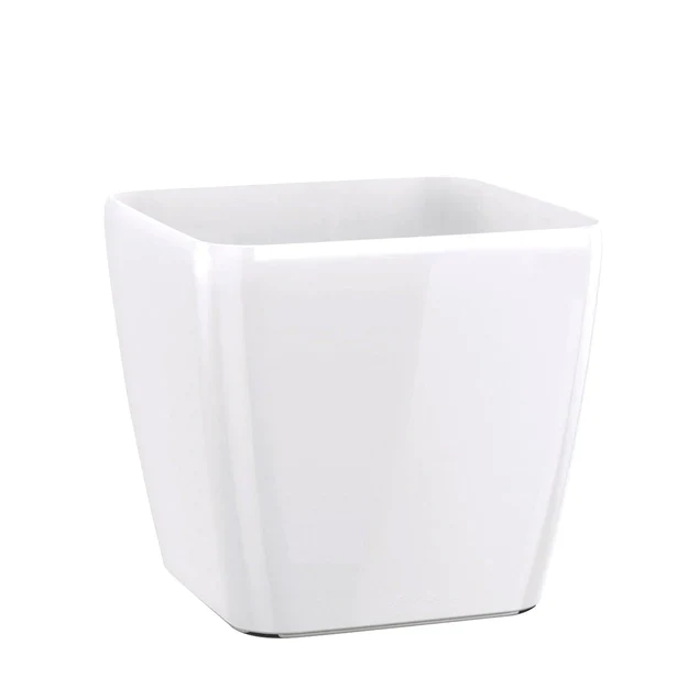 LC Plastic Planter Sqr Short W By Gold Leaf Design Group - Image 5