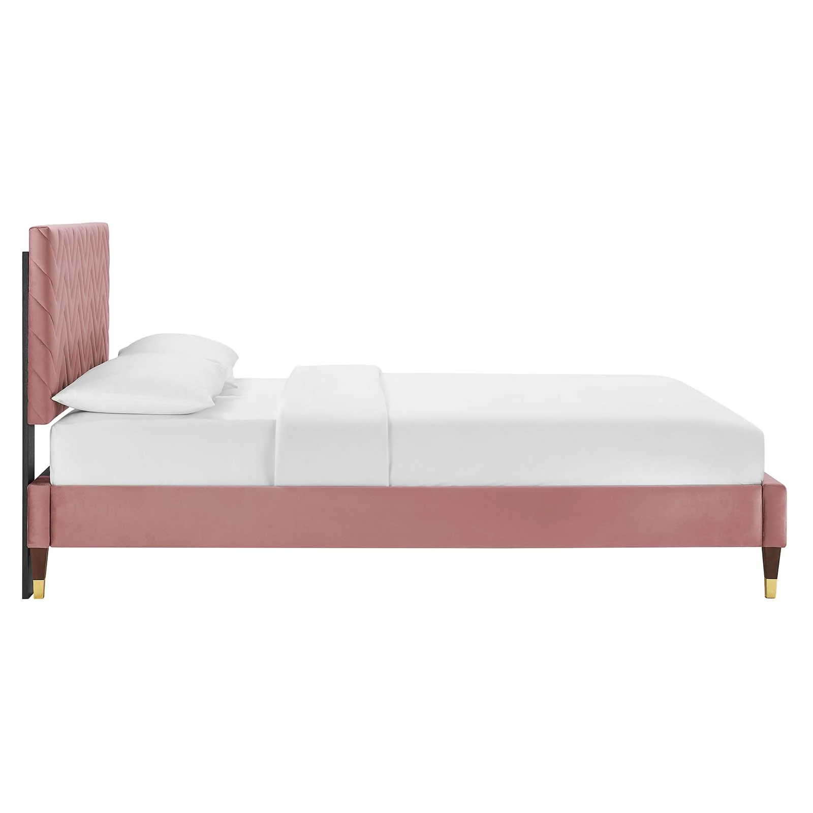 Leah Chevron Tufted Performance Velvet Full Platform Bed By Modway - MOD-6993 - Image 10