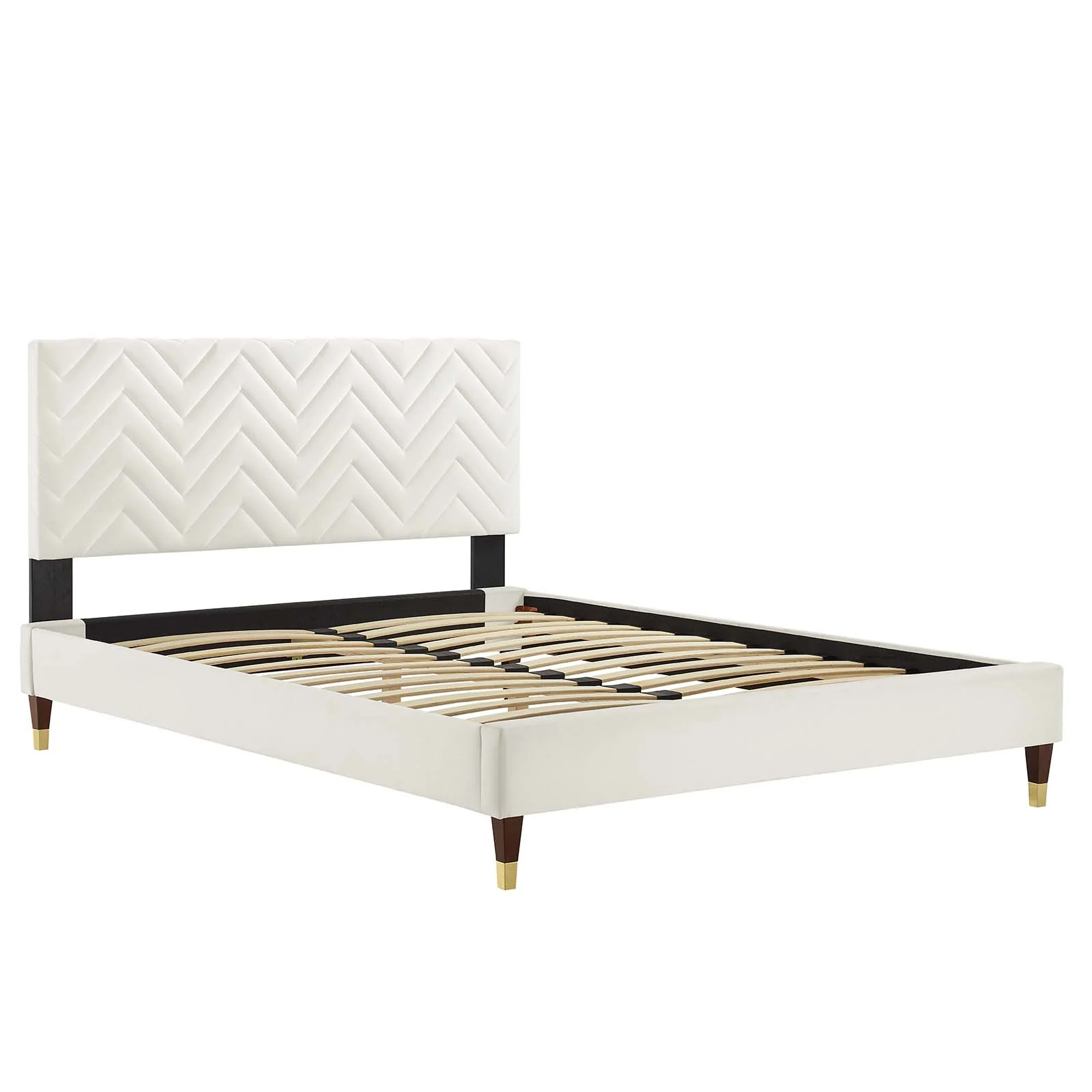 Leah Chevron Tufted Performance Velvet Full Platform Bed By Modway - MOD-6993 - Image 28