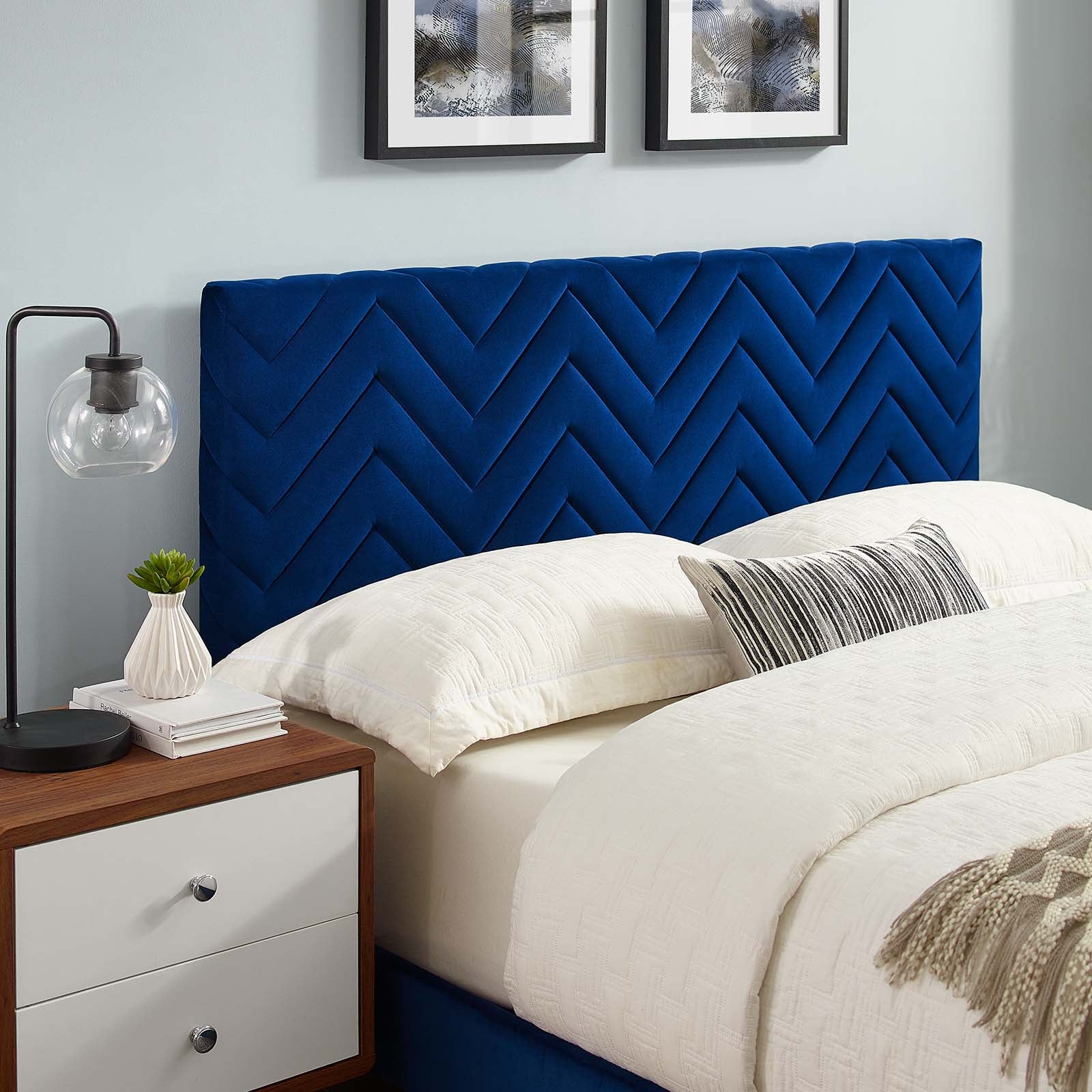 Leah Chevron Tufted Performance Velvet Full Platform Bed By Modway - MOD-6997 - Image 23