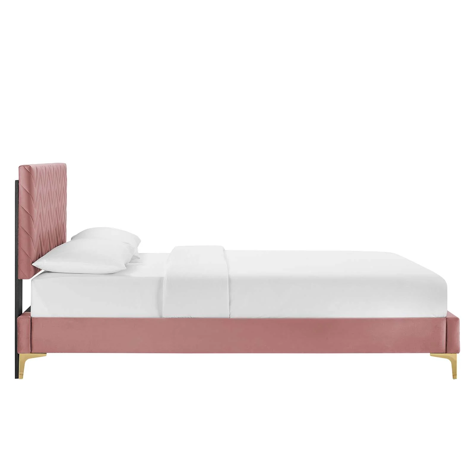 Leah Chevron Tufted Performance Velvet Full Platform Bed By Modway - MOD-7001 - Image 10