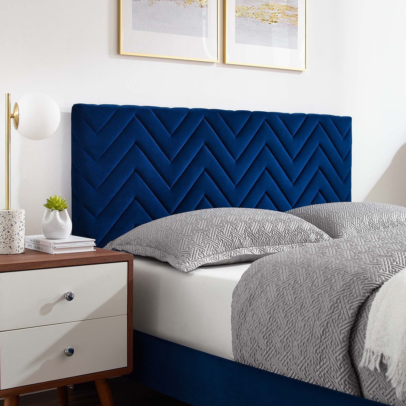 Leah Chevron Tufted Performance Velvet Full Platform Bed By Modway - MOD-7001 - Image 23