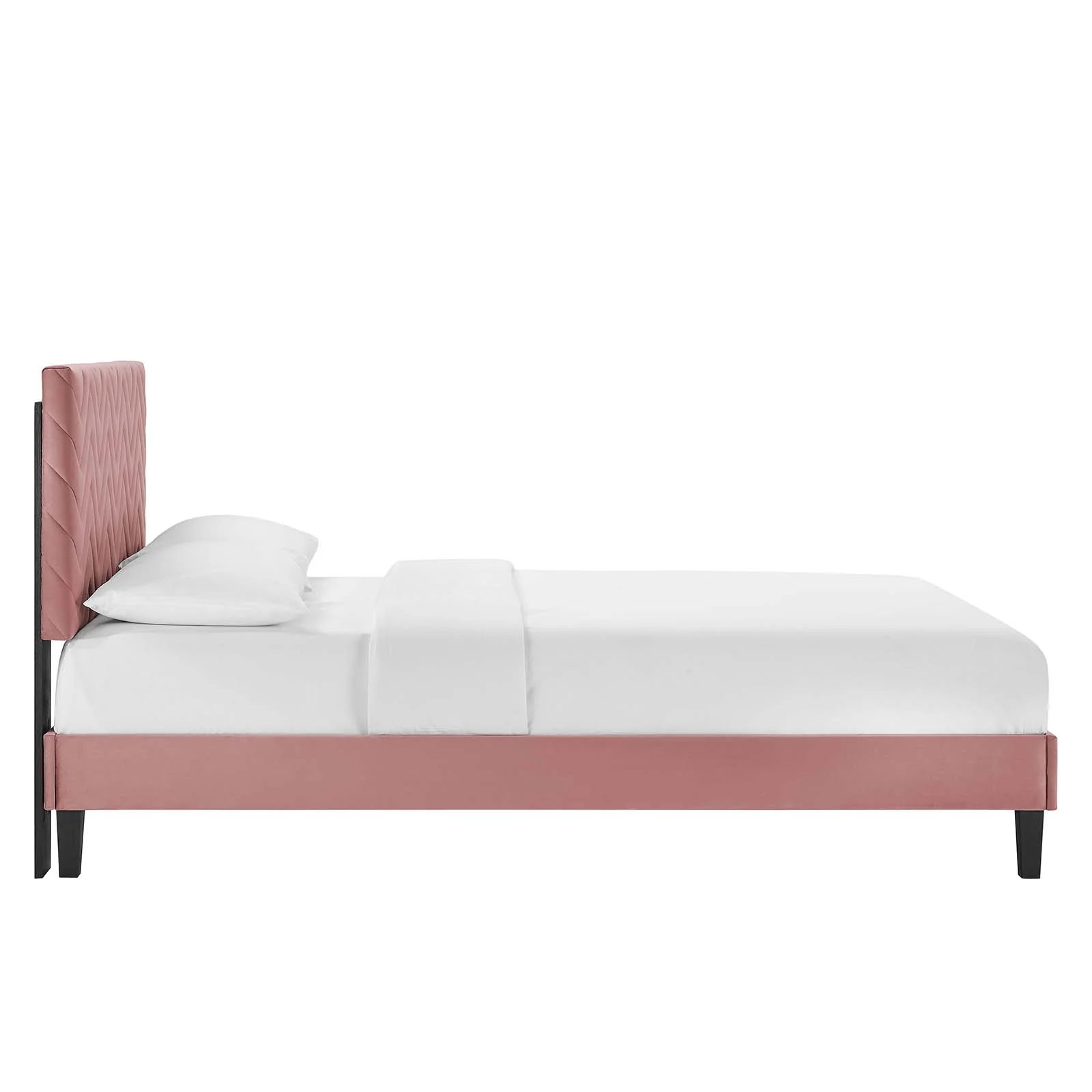 Leah Chevron Tufted Performance Velvet Queen Platform Bed By Modway - MOD-6973 - Image 10