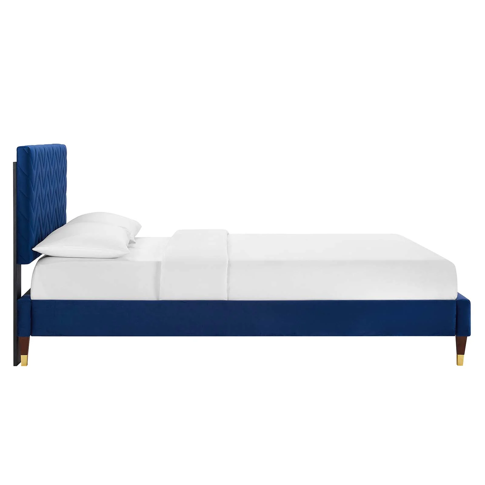 Leah Chevron Tufted Performance Velvet Twin Platform Bed By Modway - MOD-6981 - Image 18