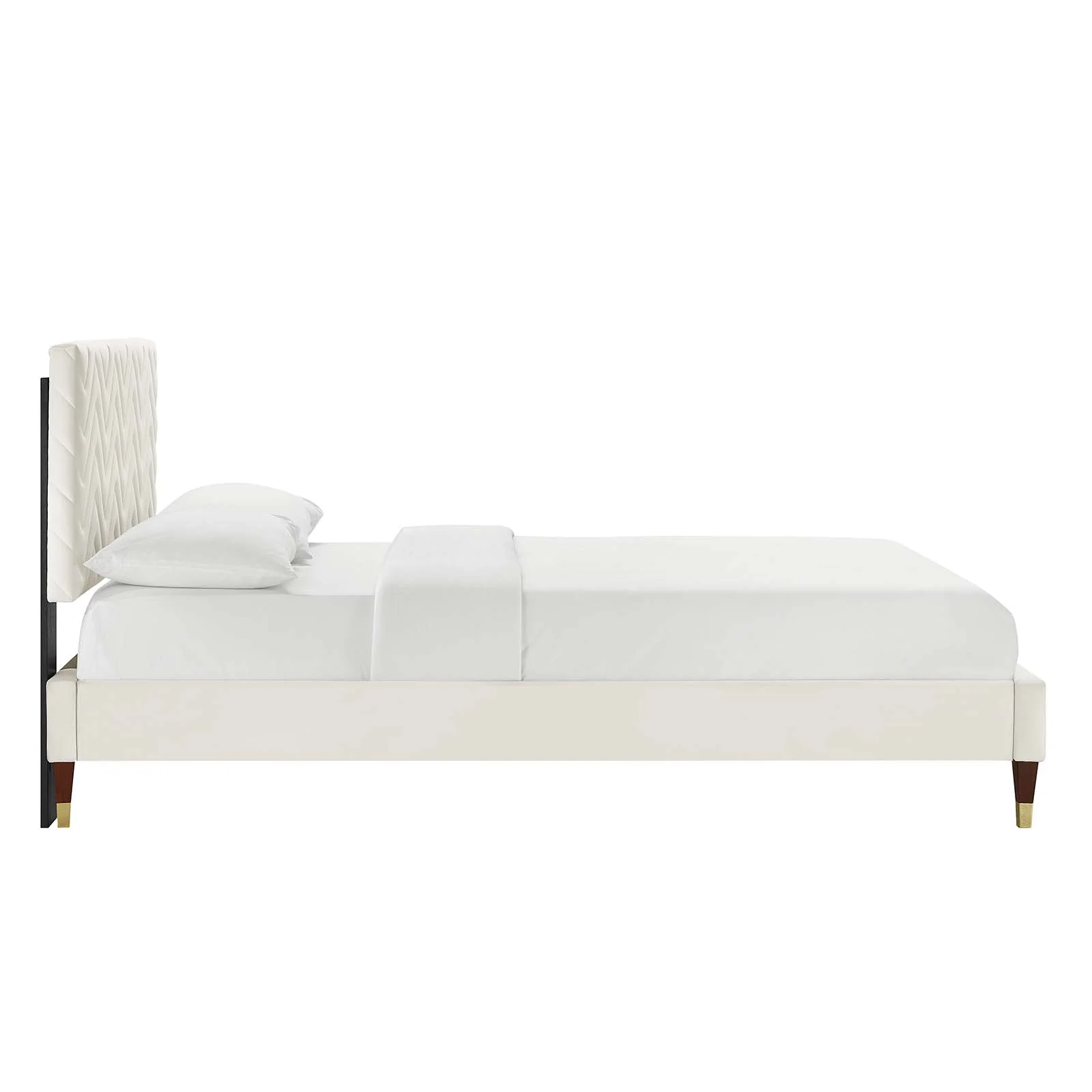 Leah Chevron Tufted Performance Velvet Twin Platform Bed By Modway - MOD-6981 - Image 26