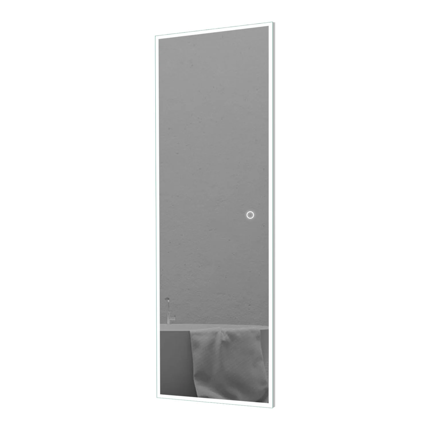 LED Backlit Rectangular Full length Mirror By Homeroots - Image 5