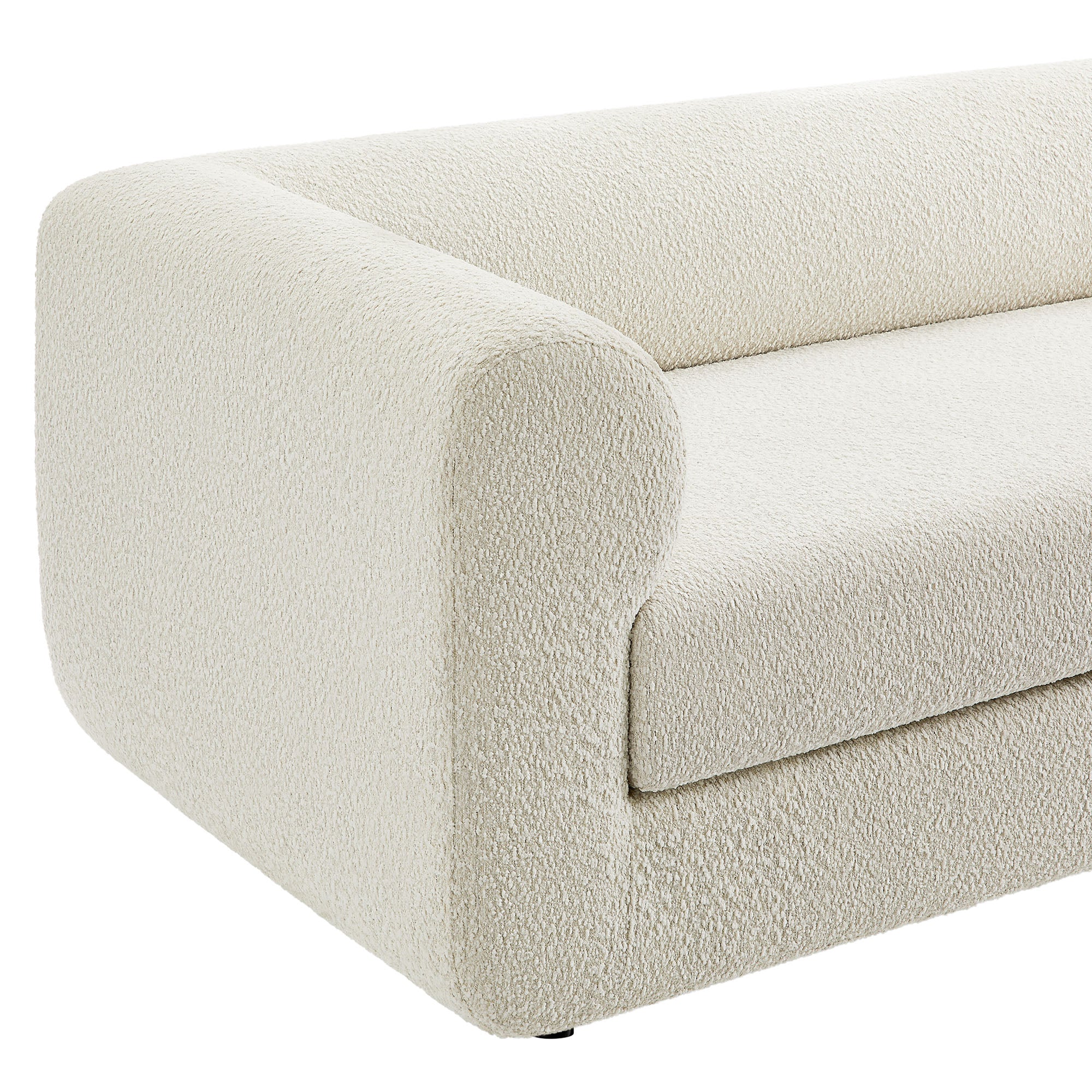 Leif 89" Boucle Upholstered Sofa by Modway - Image 6
