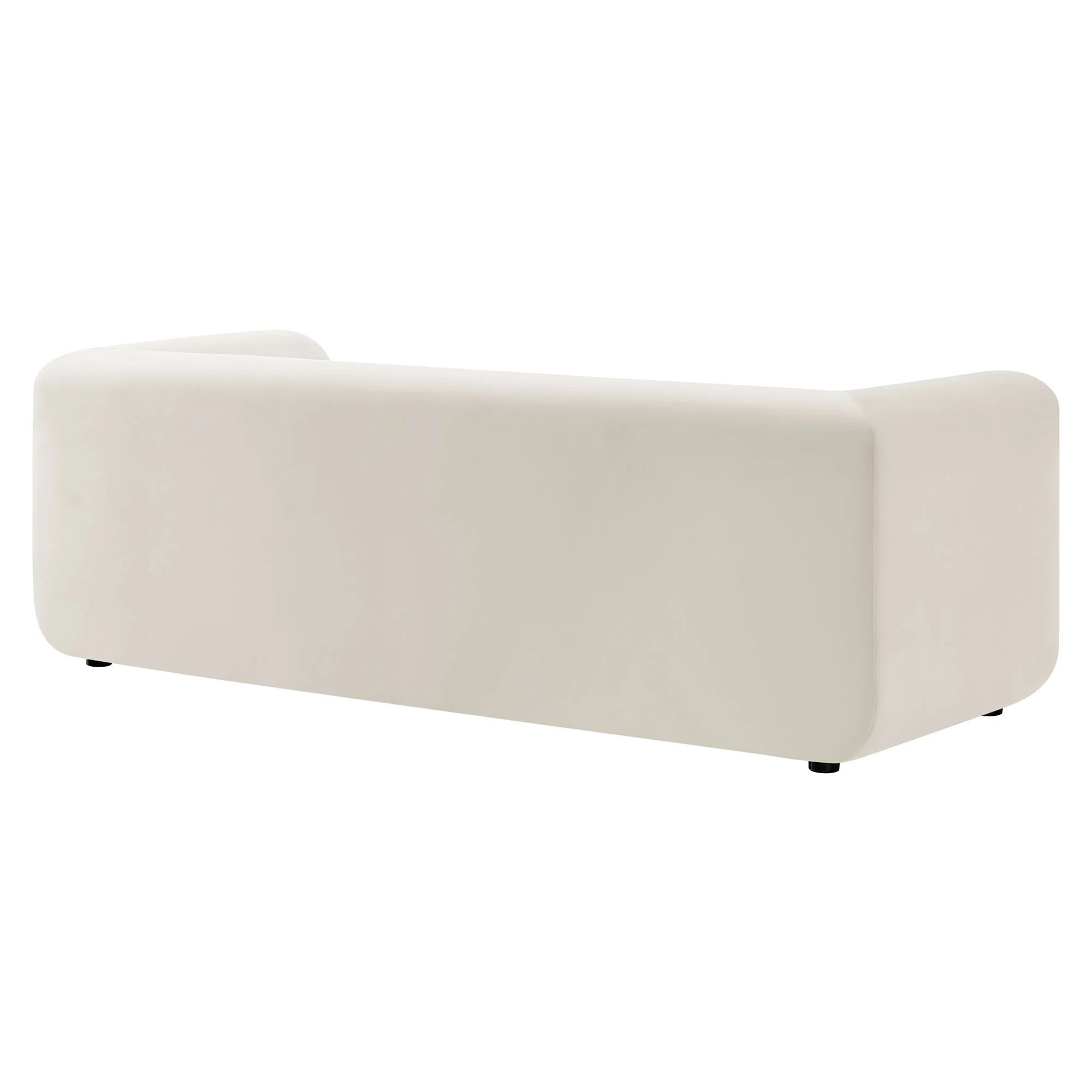 Leif 89" Performance Velvet Upholstered Sofa by Modway - Image 4