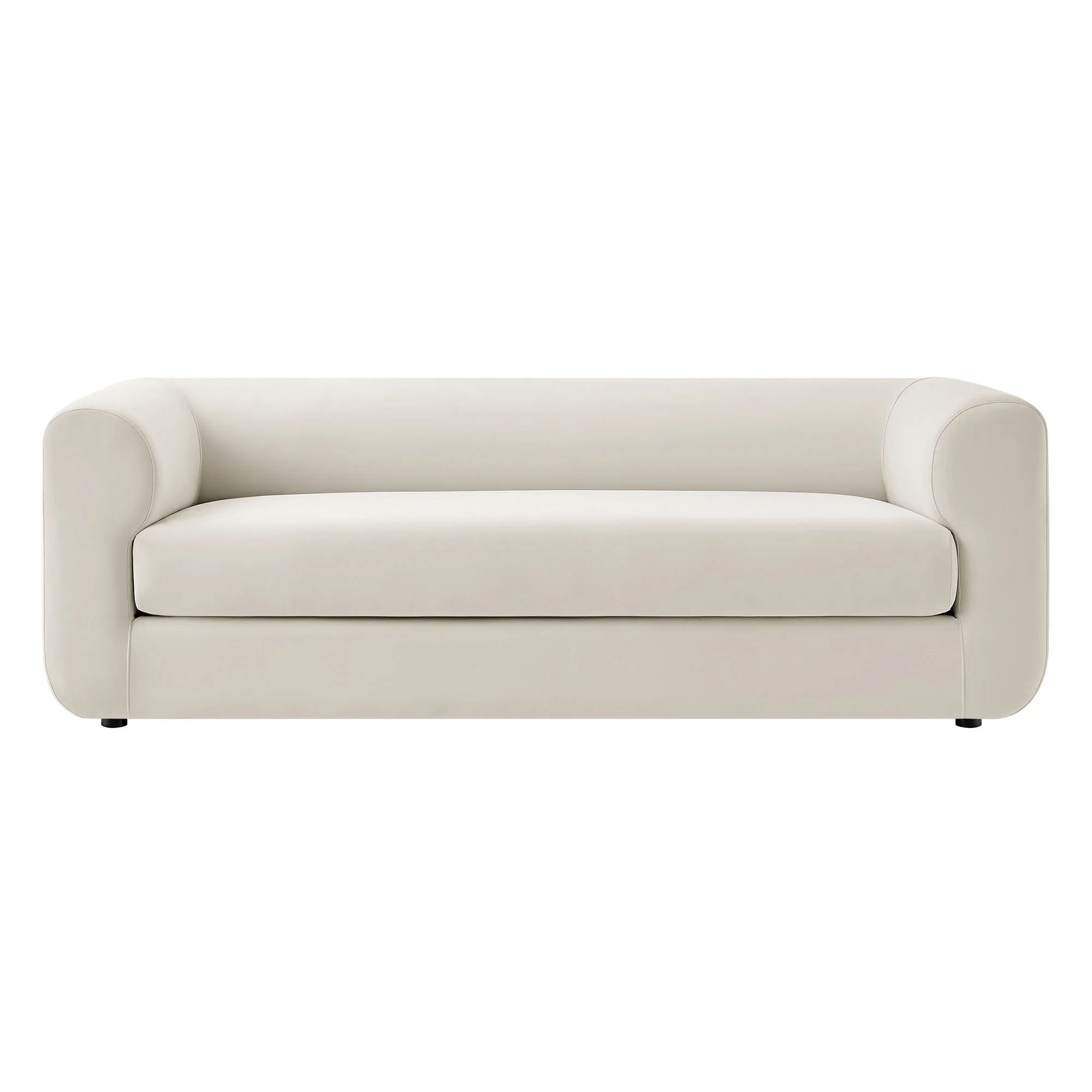 Leif 89" Performance Velvet Upholstered Sofa by Modway - Image 5