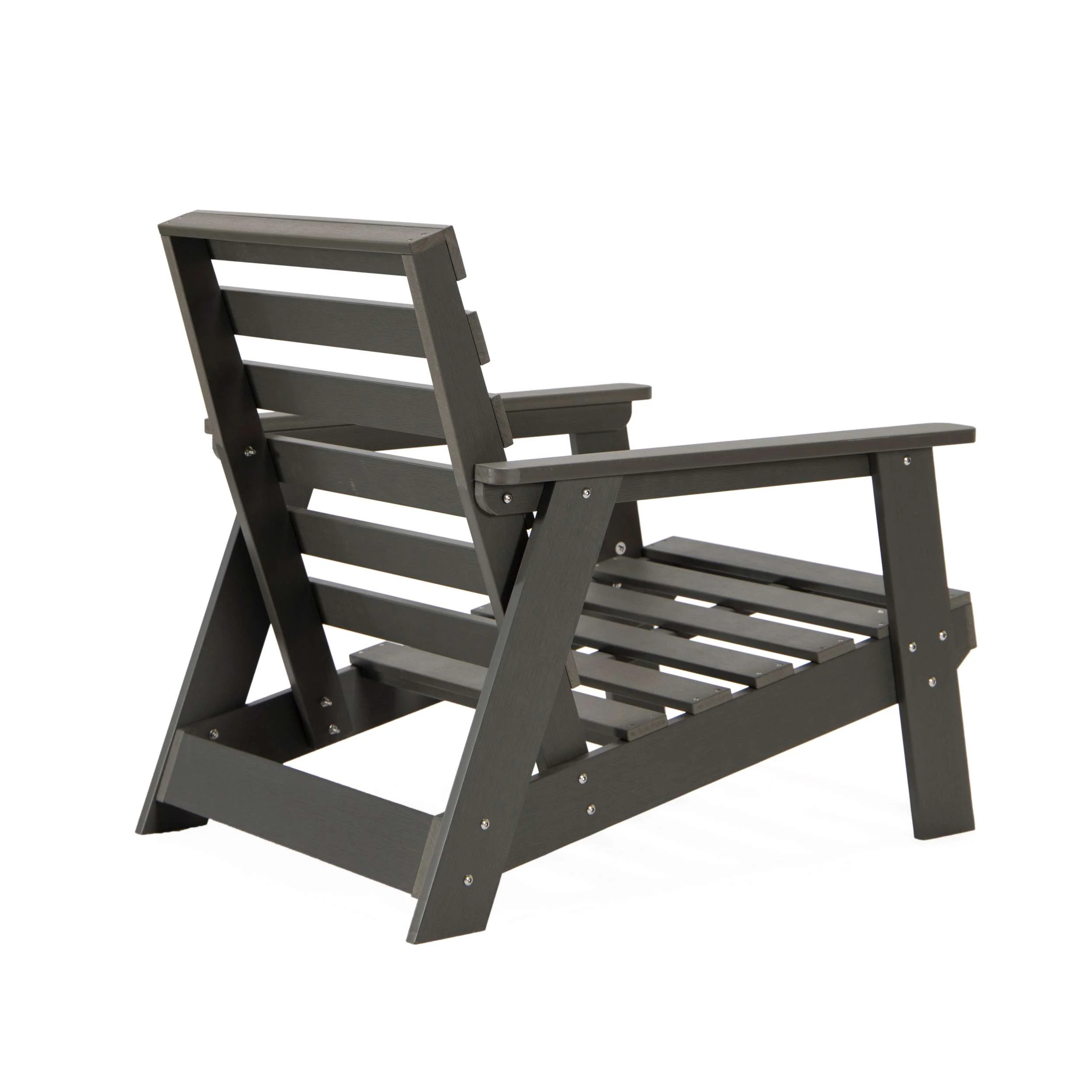 LeisureMod Alpine Poly Lumber 4-Piece Weather Resistant Patio Conversation Set - Image 10