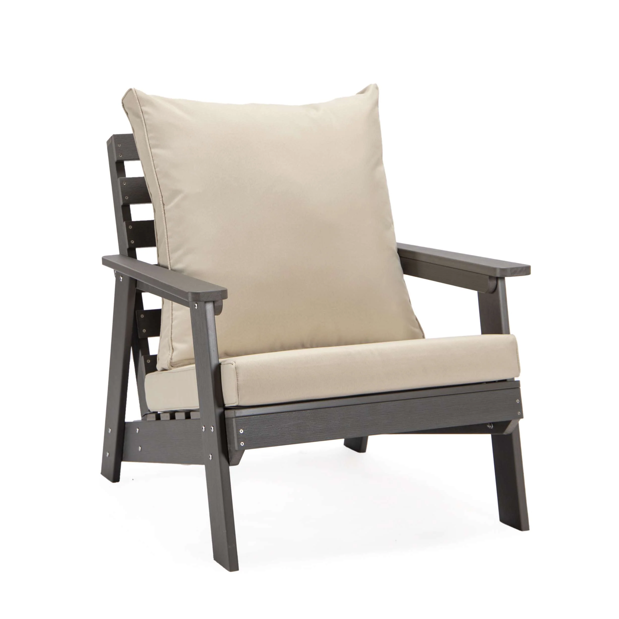 LeisureMod Alpine Poly Lumber 4-Piece Weather Resistant Patio Conversation Set - Image 13