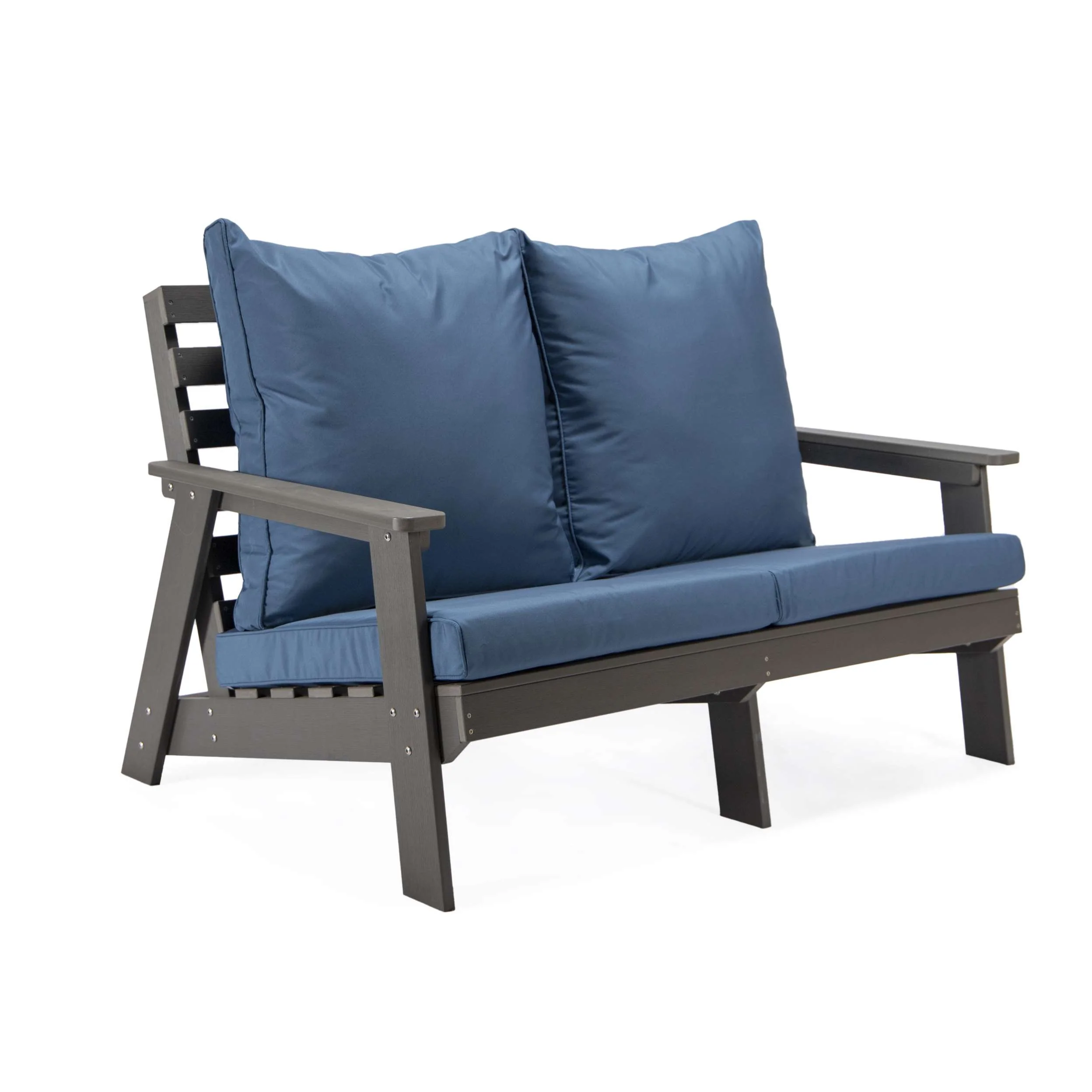 LeisureMod Alpine Poly Lumber 4-Piece Weather Resistant Patio Conversation Set - Image 71