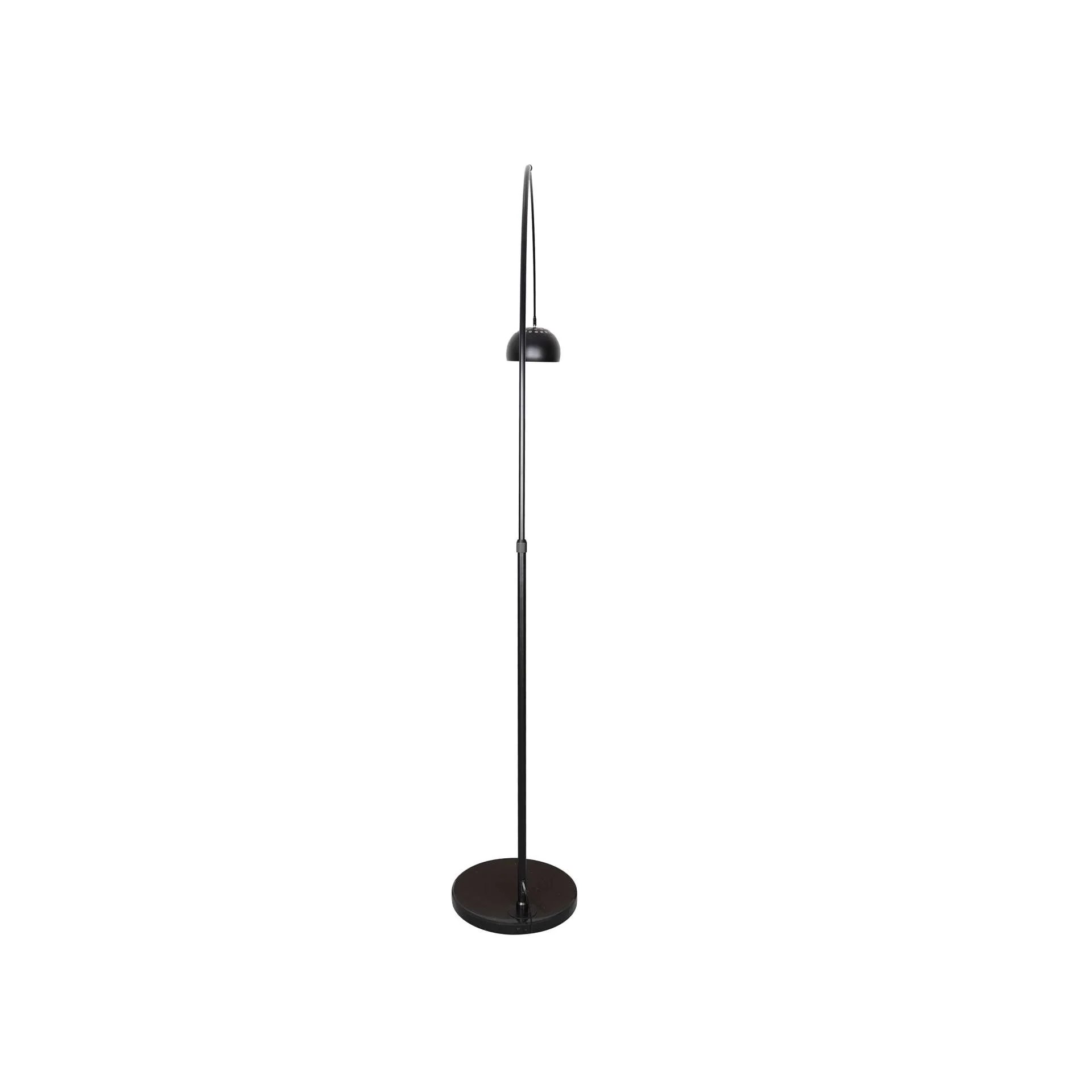 Leisuremod Arco Mid-Century Modern Arched Floor Lamp 75.6" Height with Black Round Marble - Image 14