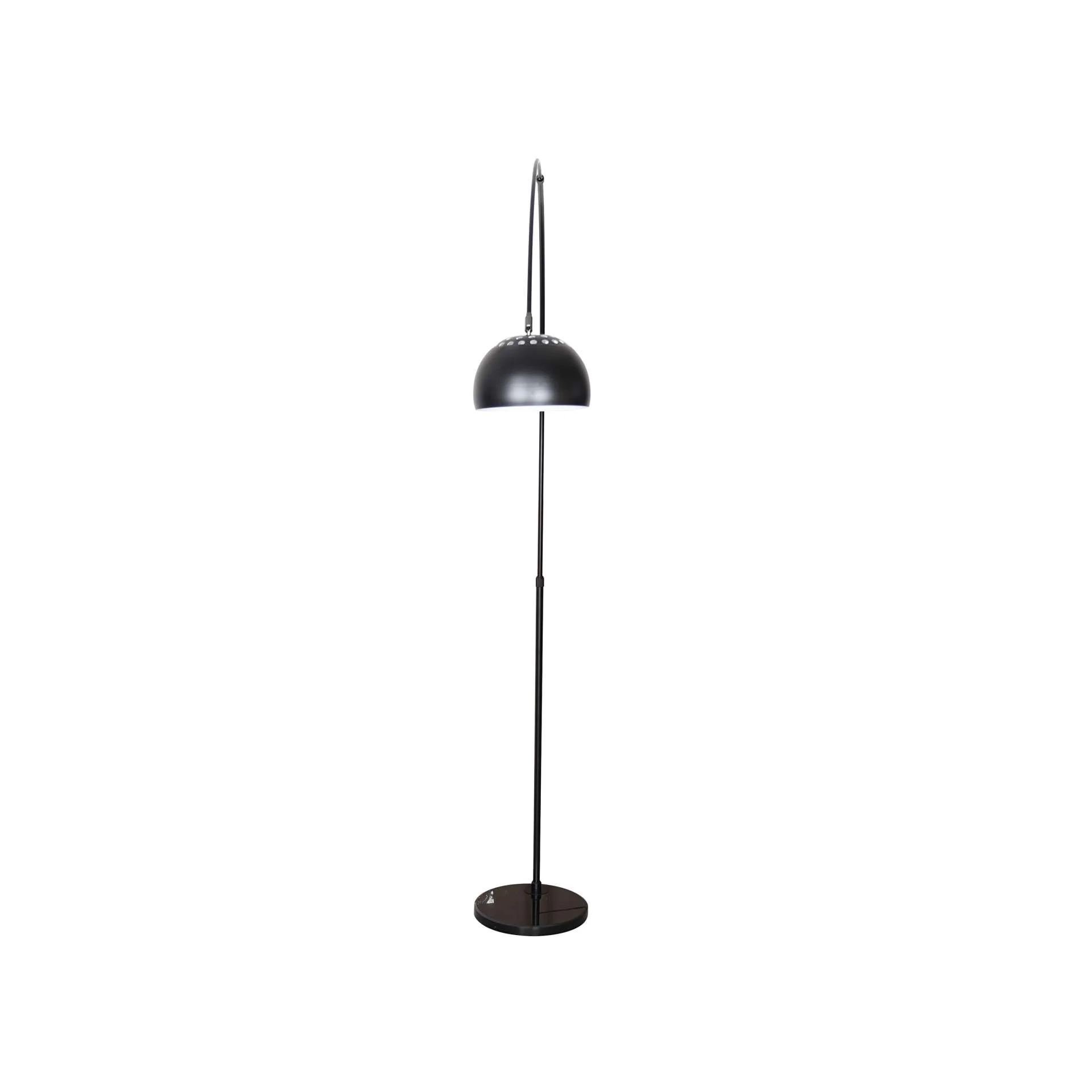 Leisuremod Arco Mid-Century Modern Arched Floor Lamp 75.6" Height with Black Round Marble - Image 19