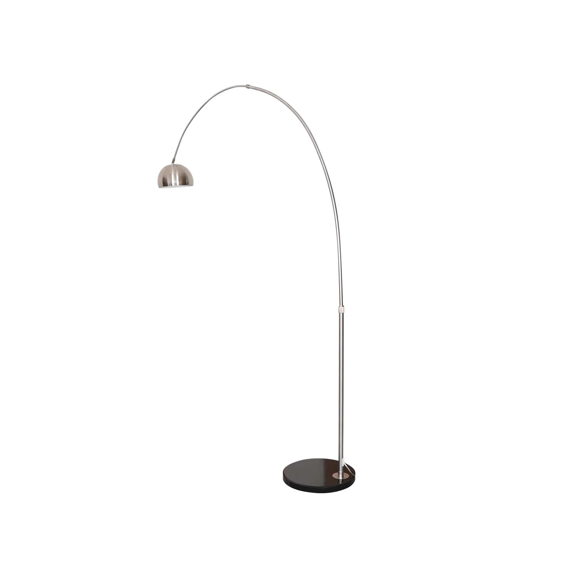 Leisuremod Arco Mid-Century Modern Arched Floor Lamp 75.6" Height with Black Round Marble - Image 25