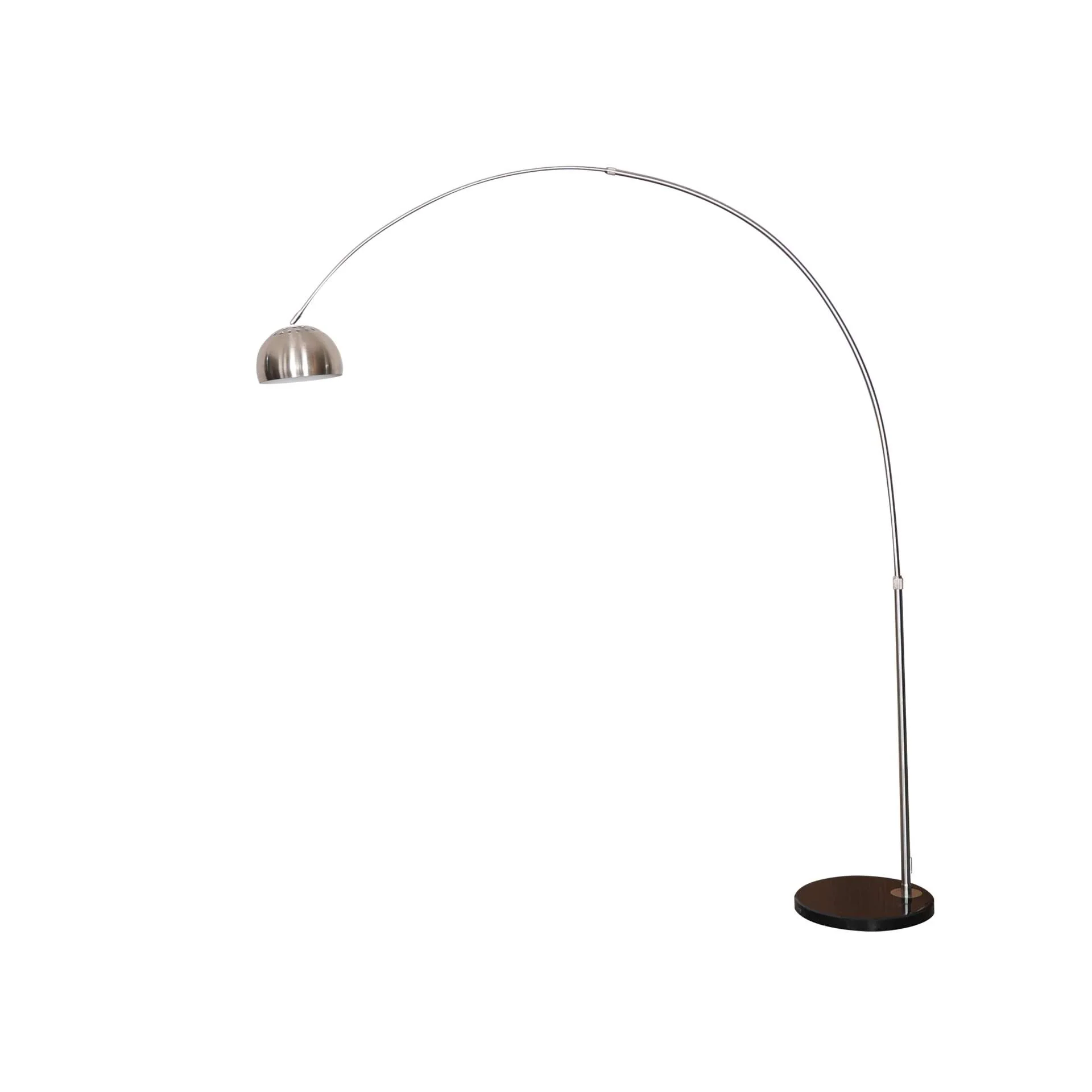Leisuremod Arco Mid-Century Modern Arched Floor Lamp 75.6" Height with Black Round Marble - Image 26