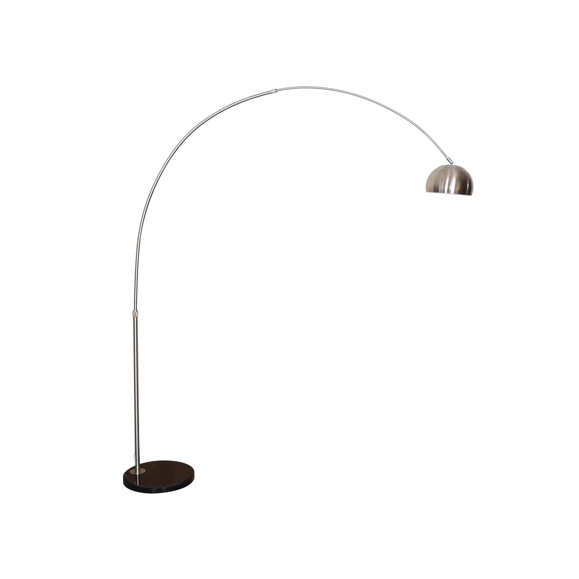 Leisuremod Arco Mid-Century Modern Arched Floor Lamp 75.6" Height with Black Round Marble - Image 28