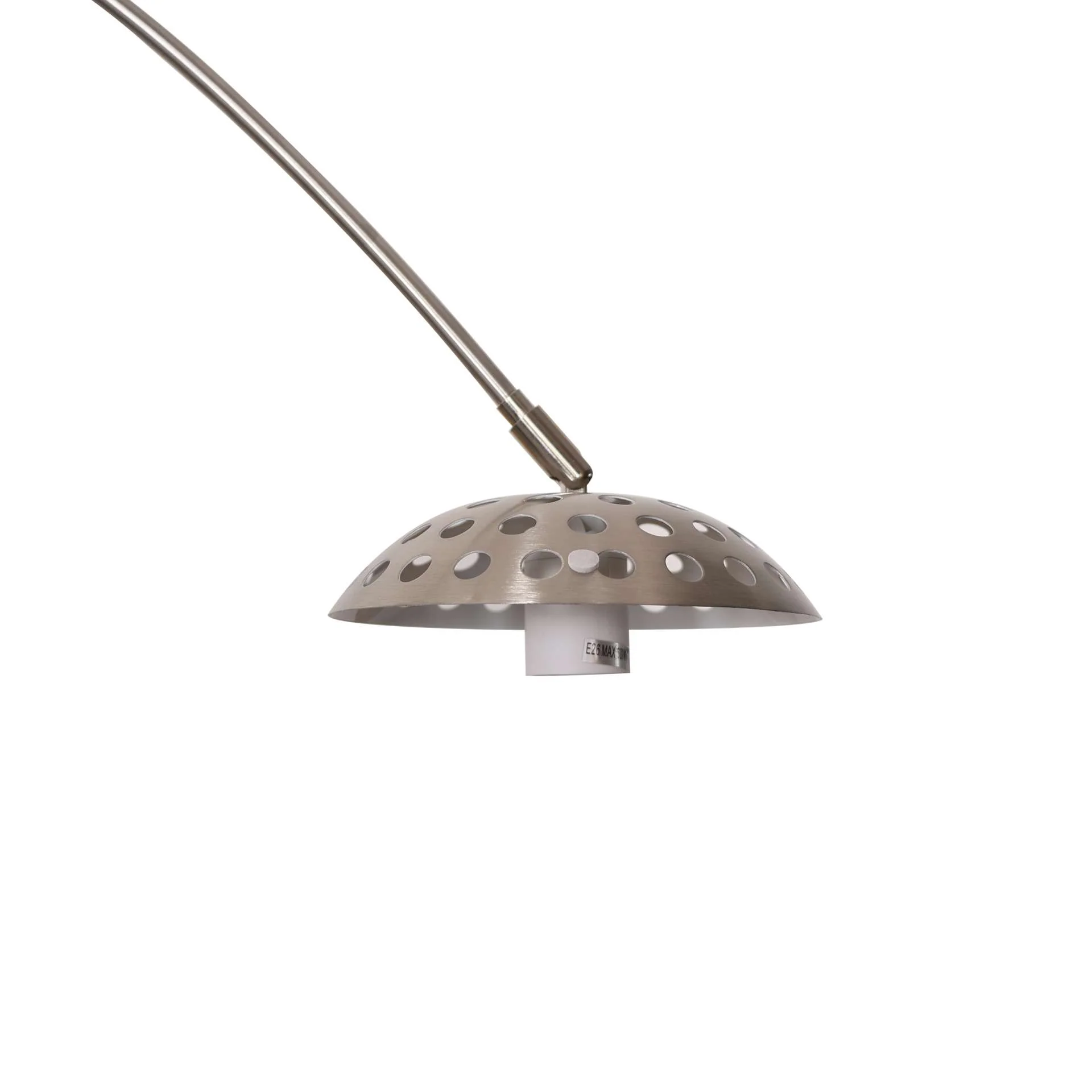 Leisuremod Arco Mid-Century Modern Arched Floor Lamp 75.6" Height with Black Round Marble - Image 29