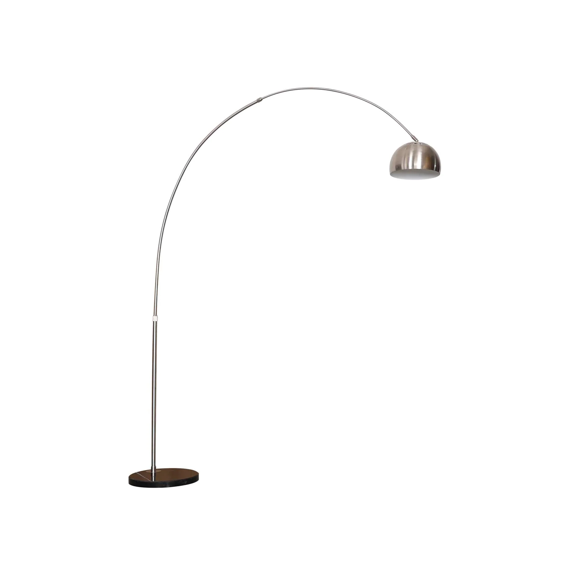 Leisuremod Arco Mid-Century Modern Arched Floor Lamp 75.6" Height with Black Round Marble - Image 33