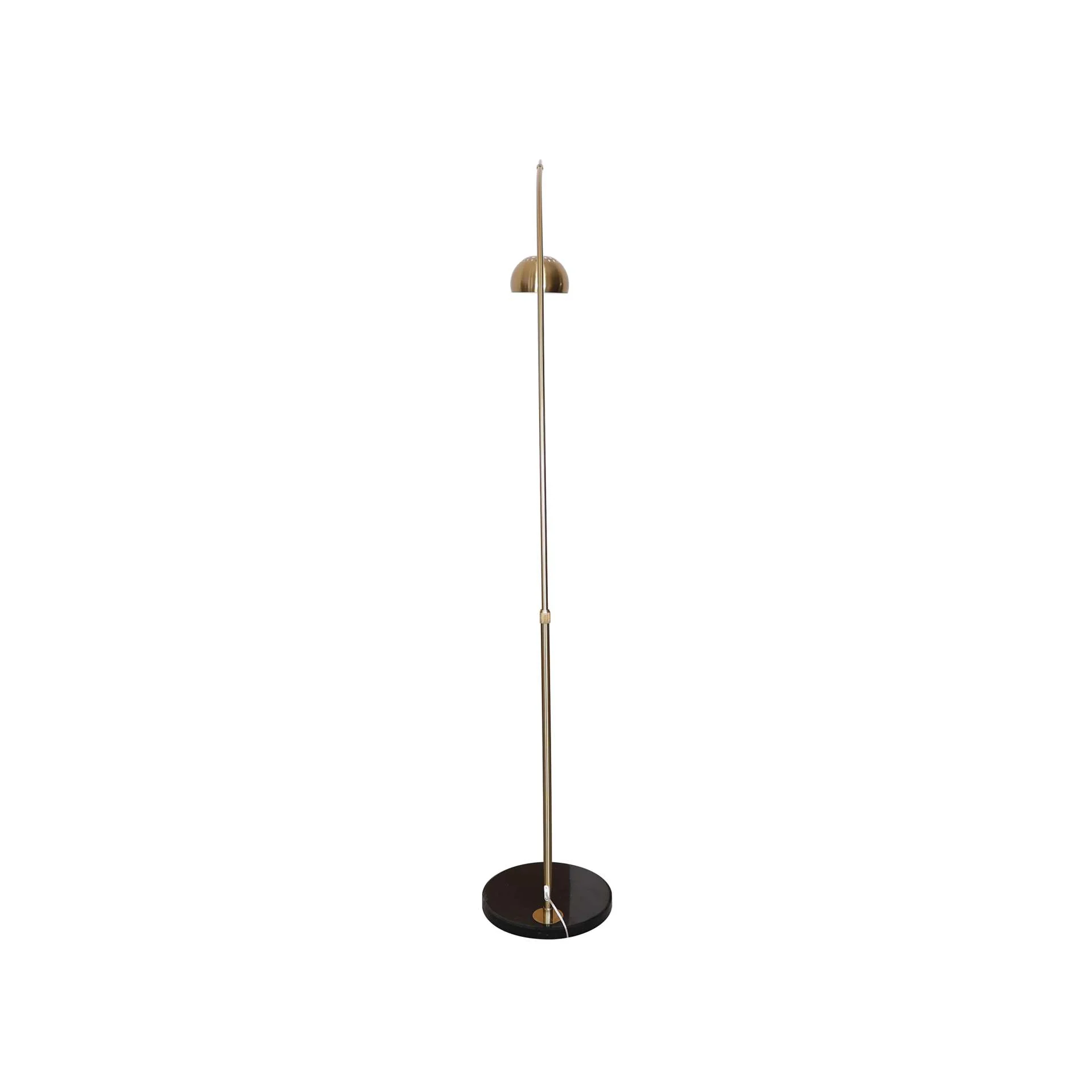Leisuremod Arco Mid-Century Modern Arched Floor Lamp 75.6" Height with Black Round Marble - Image 5