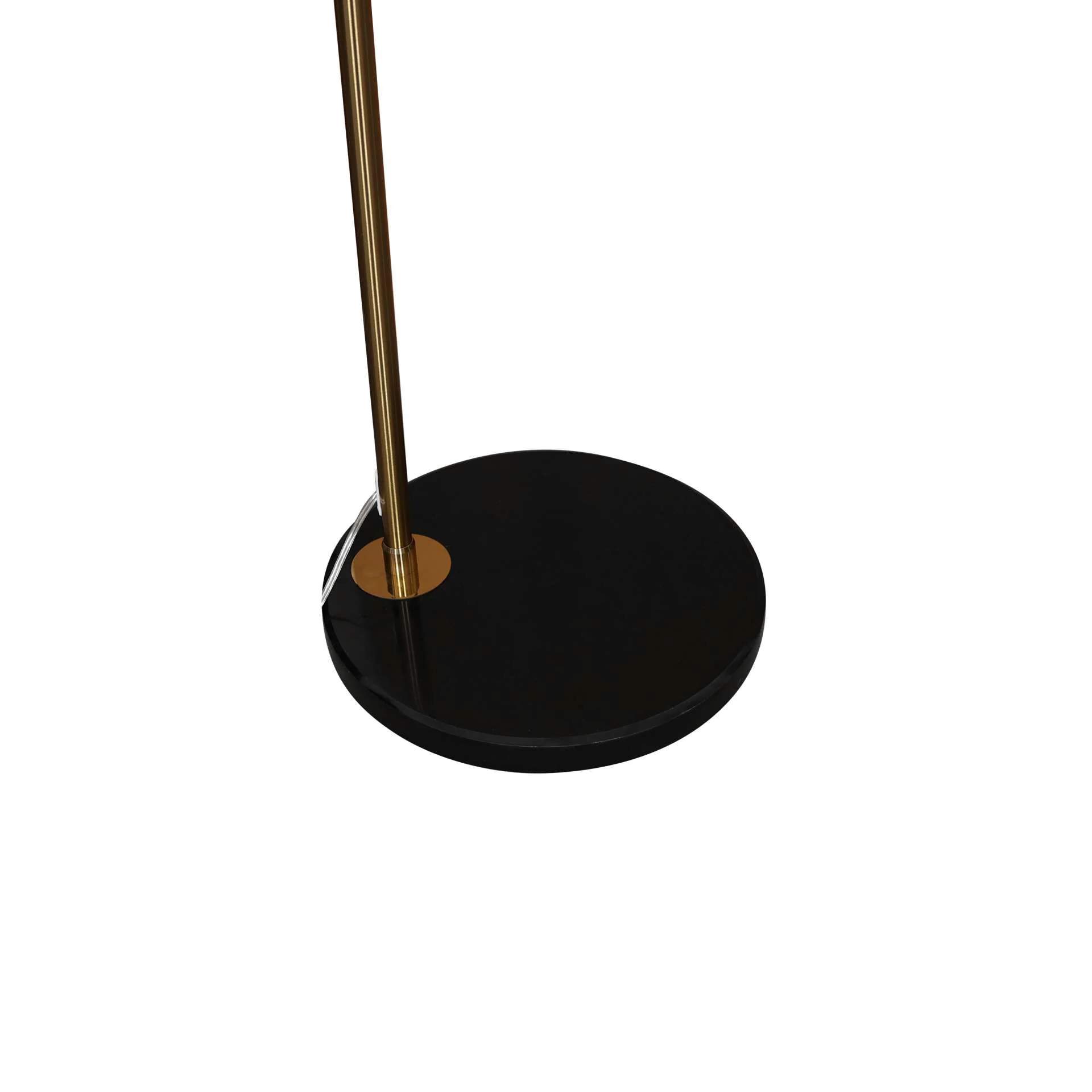 Leisuremod Arco Mid-Century Modern Arched Floor Lamp 75.6" Height with Black Round Marble - Image 9