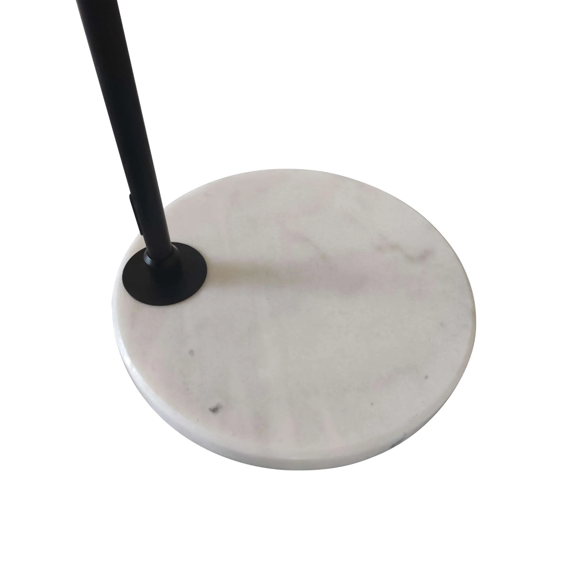 Leisuremod Arco Mid-Century Modern Arched Floor Lamp 75.6" Height with White Round Marble - Image 20