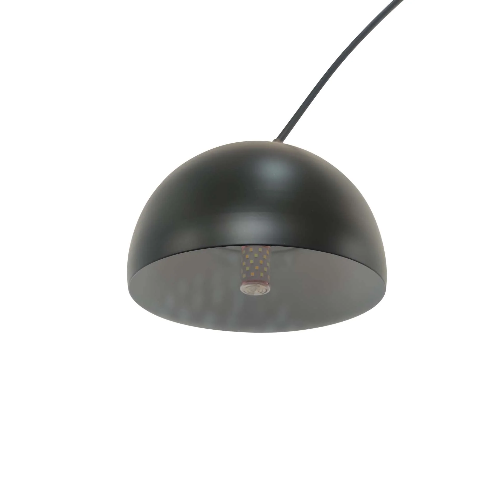Leisuremod Arco Mid-Century Modern Arched Floor Lamp 75.6" Height with White Round Marble - Image 21