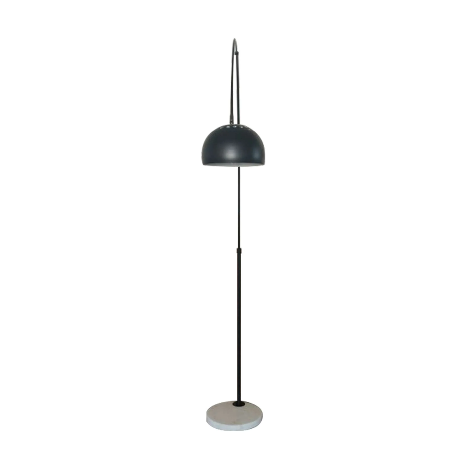 Leisuremod Arco Mid-Century Modern Arched Floor Lamp 75.6" Height with White Round Marble - Image 25