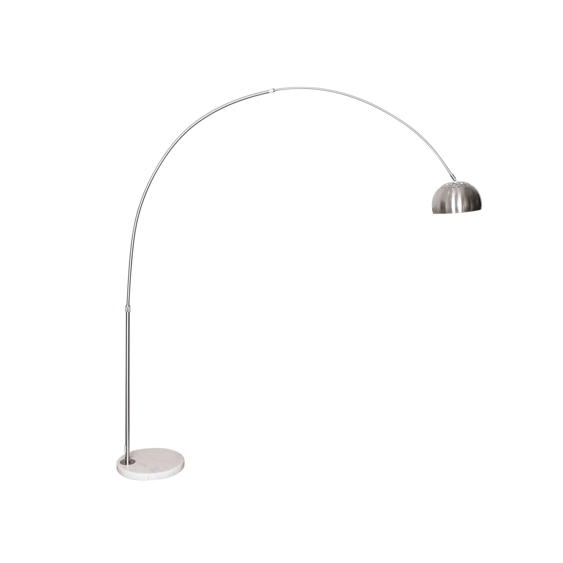 Leisuremod Arco Mid-Century Modern Arched Floor Lamp 75.6" Height with White Round Marble - Image 33