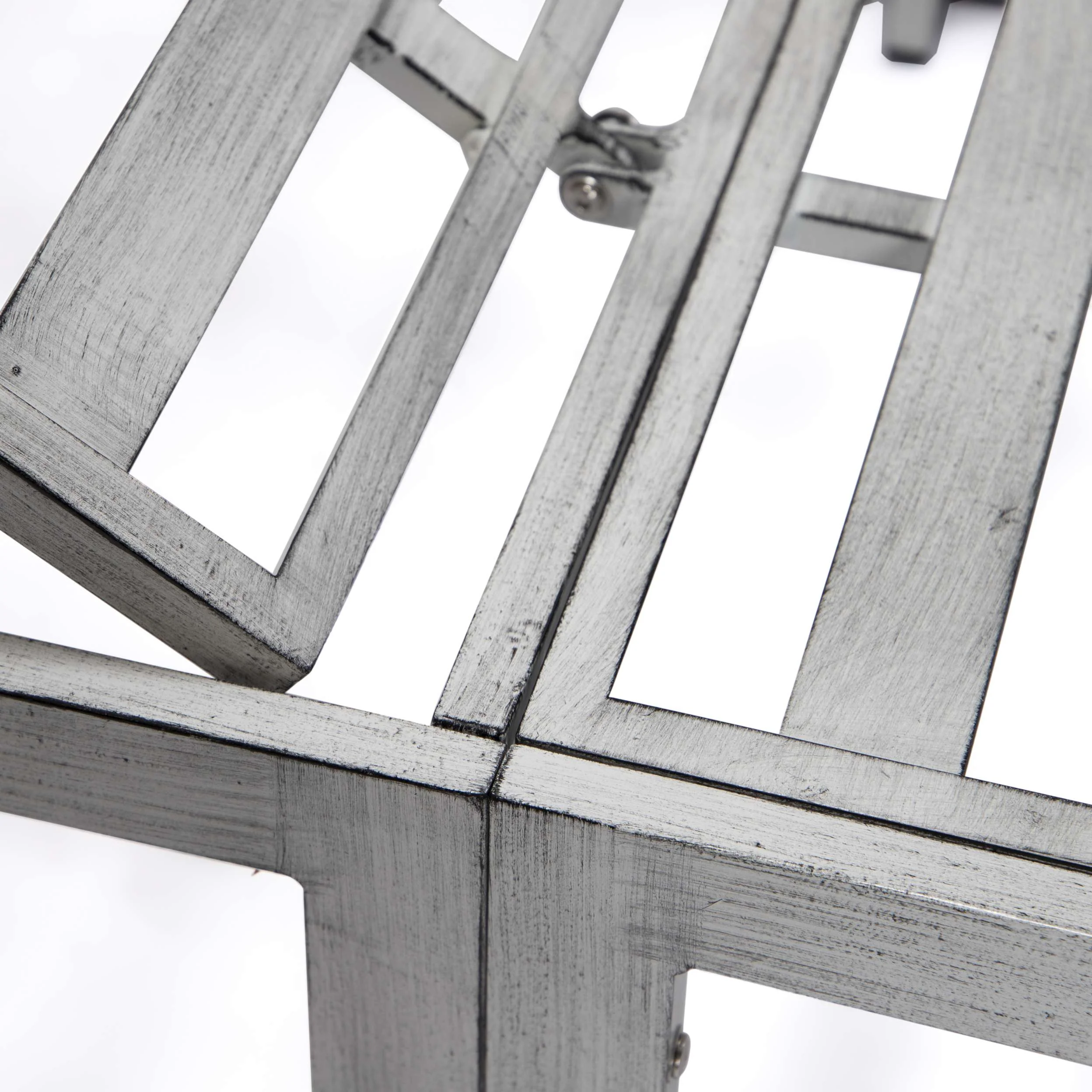 LeisureMod Chelsea Modern Outdoor Weathered Grey Chaise Lounge Chair With Side Table & Cushions - Image 11
