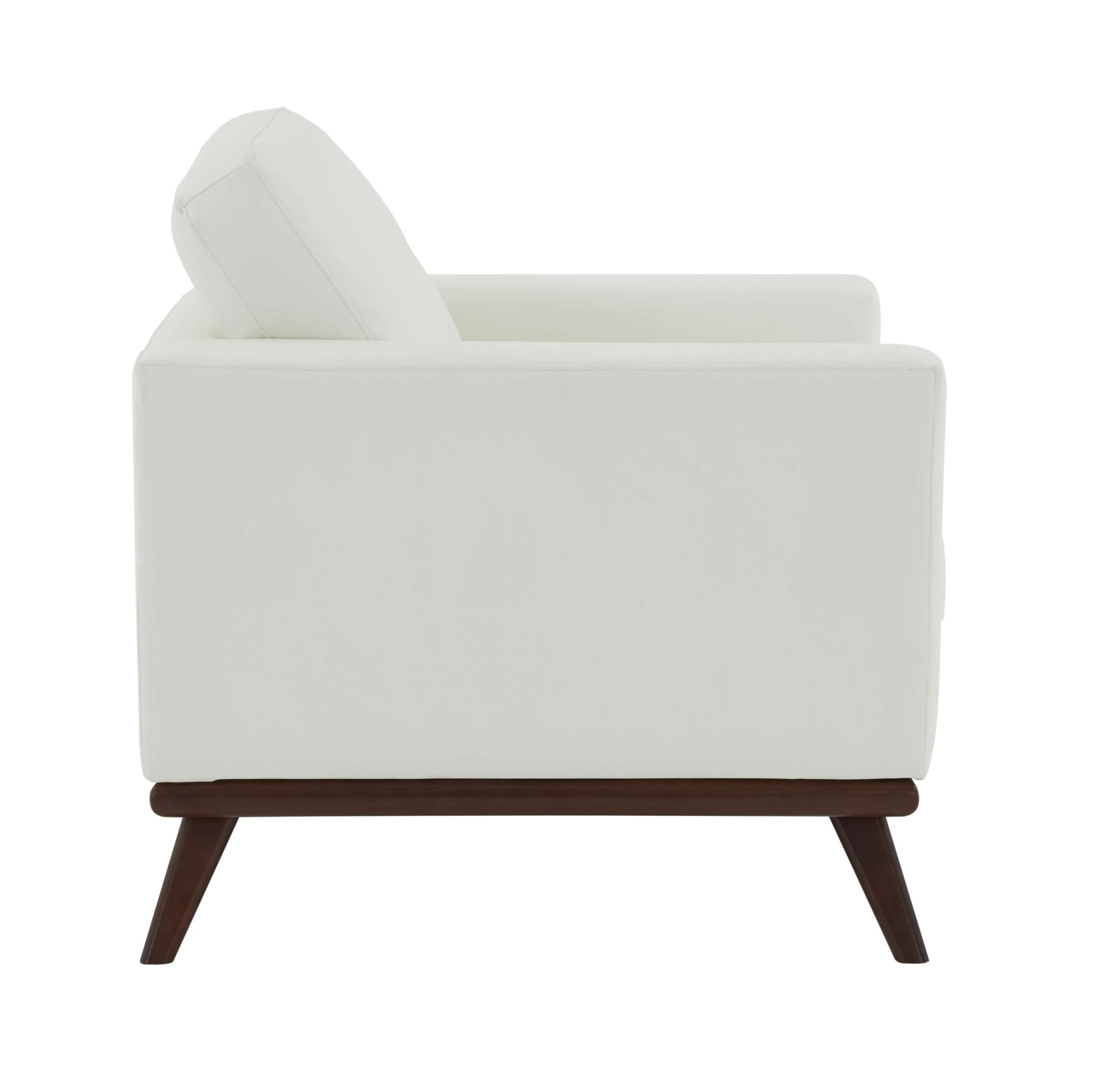 LeisureMod Chester Modern Leather Accent Arm Chair With Birch Wood Base - Image 10