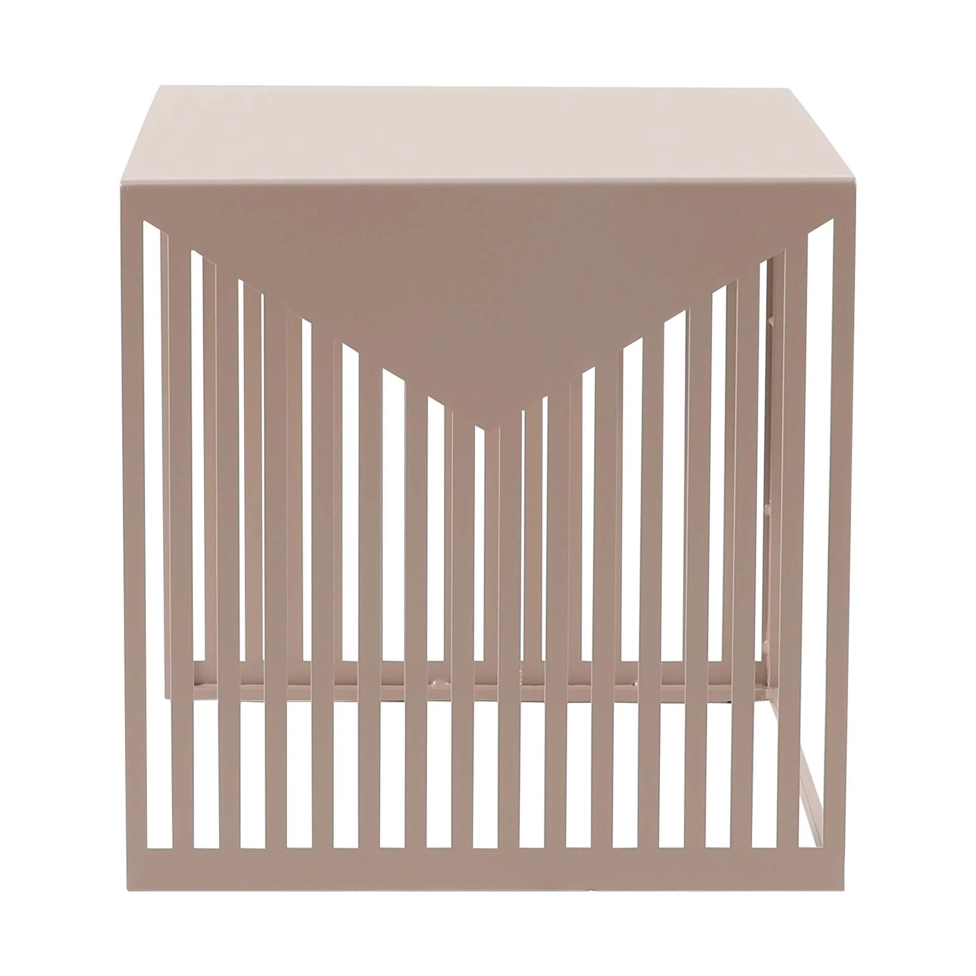 LeisureMod Cisco Modern Square Steel Side Table with Powder Coated Finish - Image 24