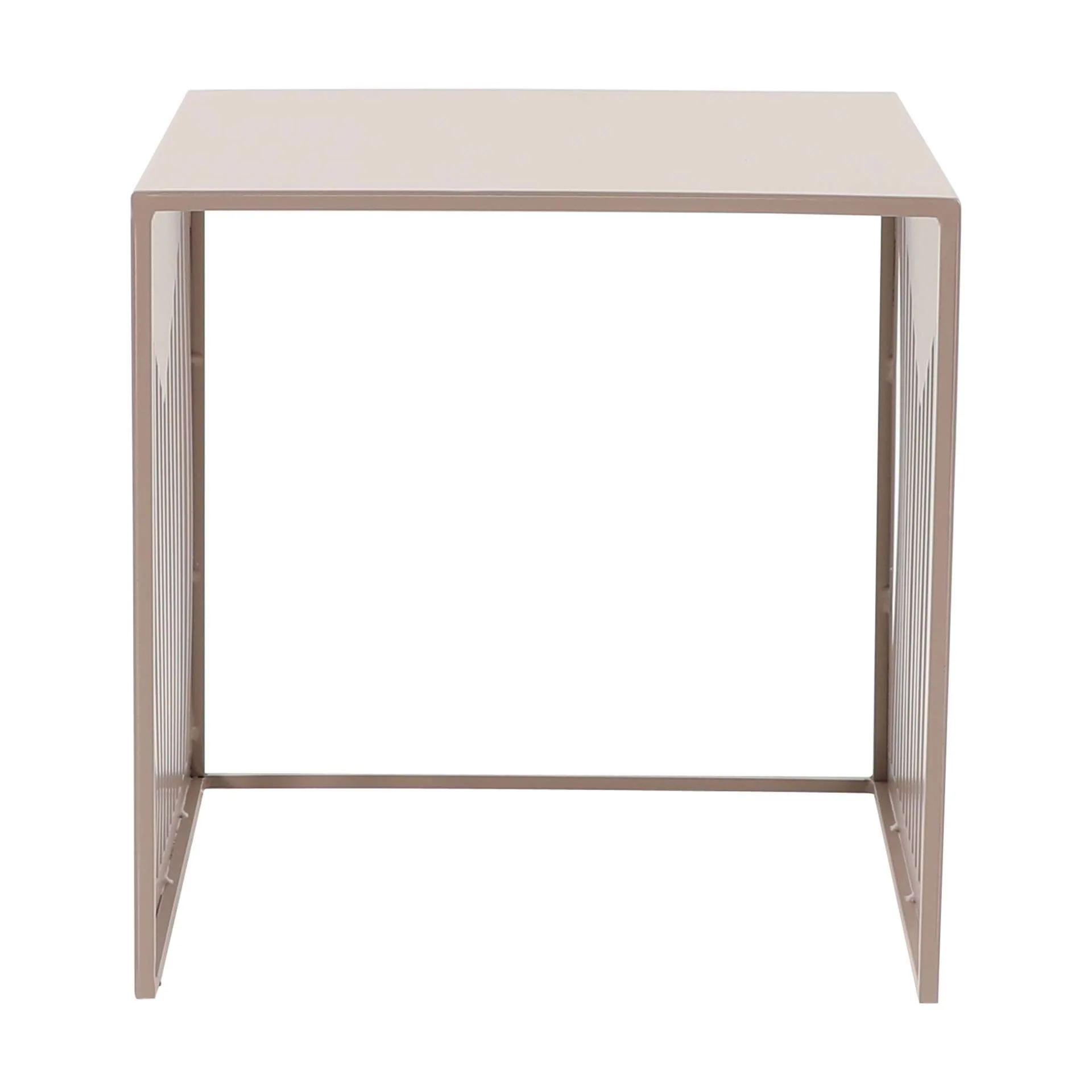 LeisureMod Cisco Modern Square Steel Side Table with Powder Coated Finish - Image 26