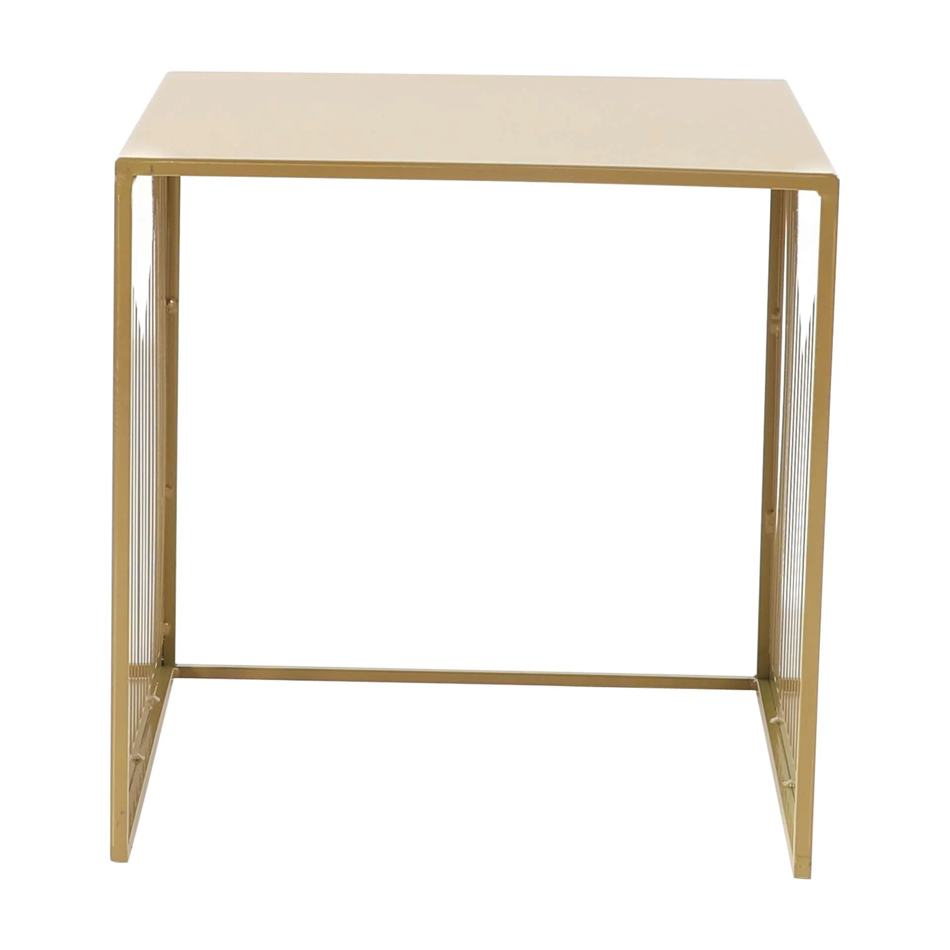LeisureMod Cisco Modern Square Steel Side Table with Powder Coated Finish - Image 33