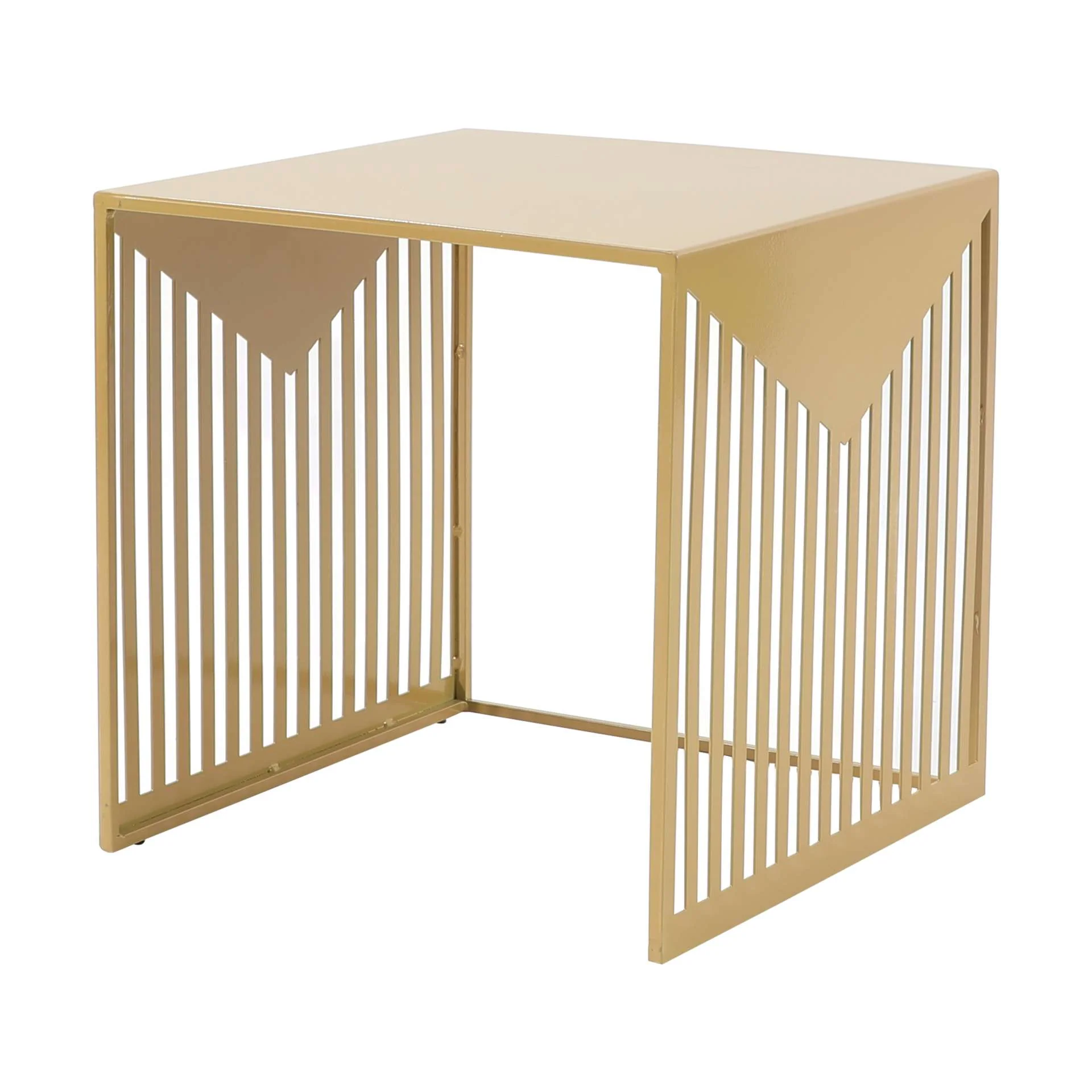LeisureMod Cisco Modern Square Steel Side Table with Powder Coated Finish - Image 34