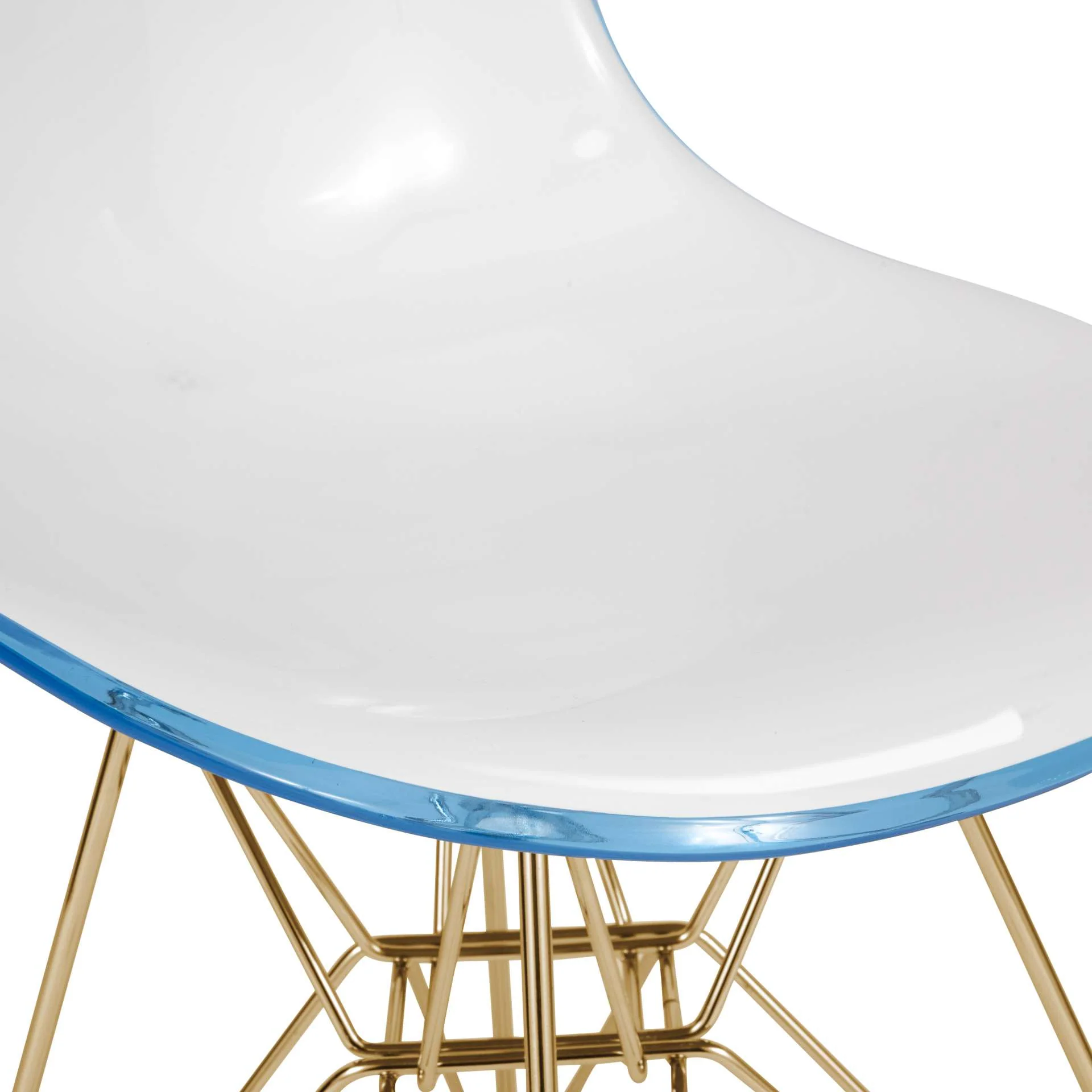 LeisureMod Cresco Molded 2-Tone Eiffel Side Chair with Gold Base - CR19WBUG - Image 7