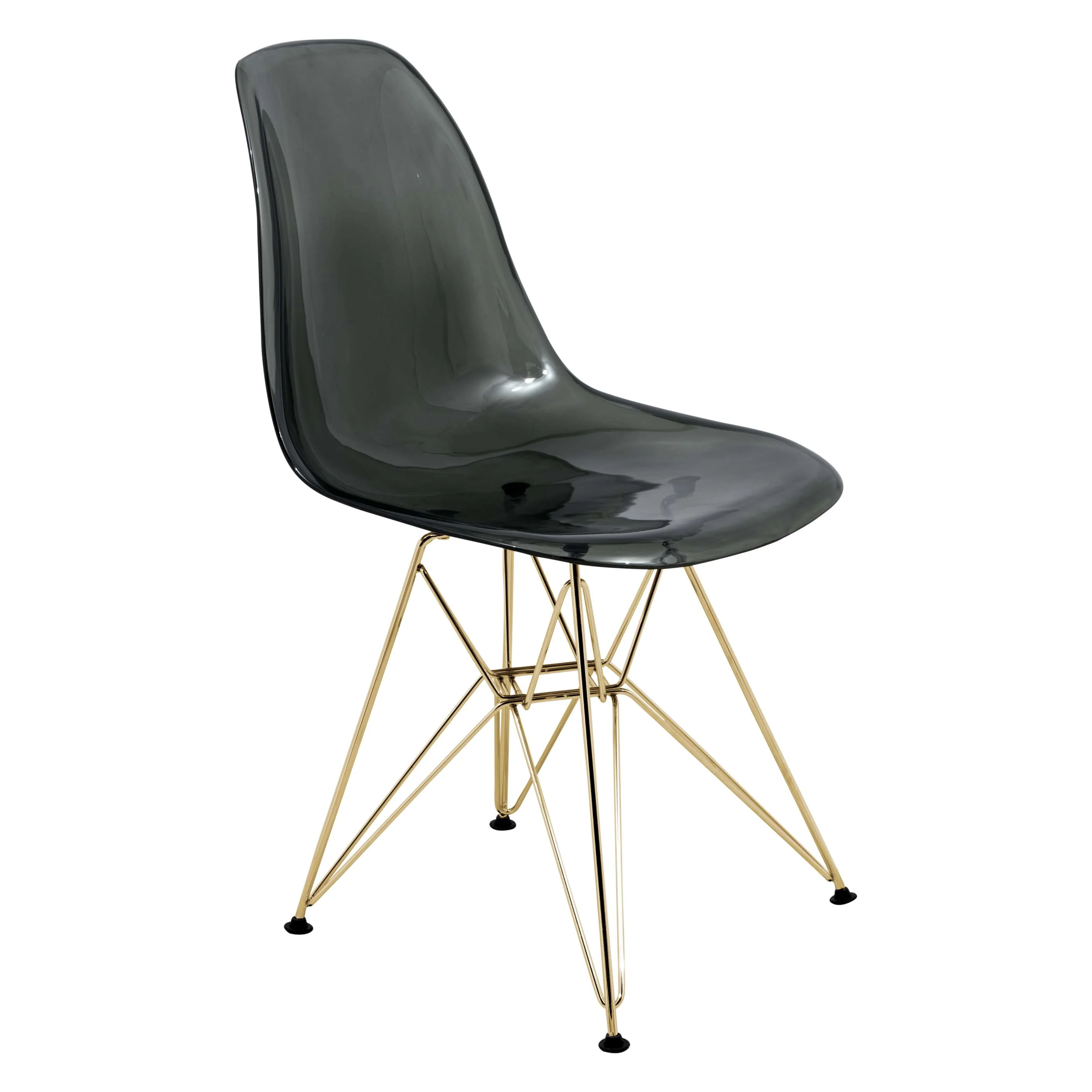 LeisureMod Cresco Molded Eiffel Side Chair with Gold Base - CR19TBLG - Image 2